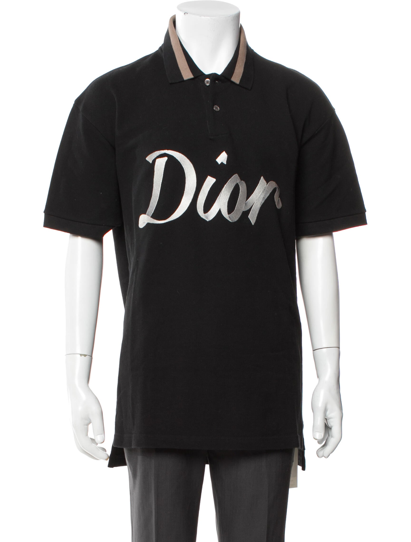DIOR MEN 2022 Graphic Print Polo Shirt