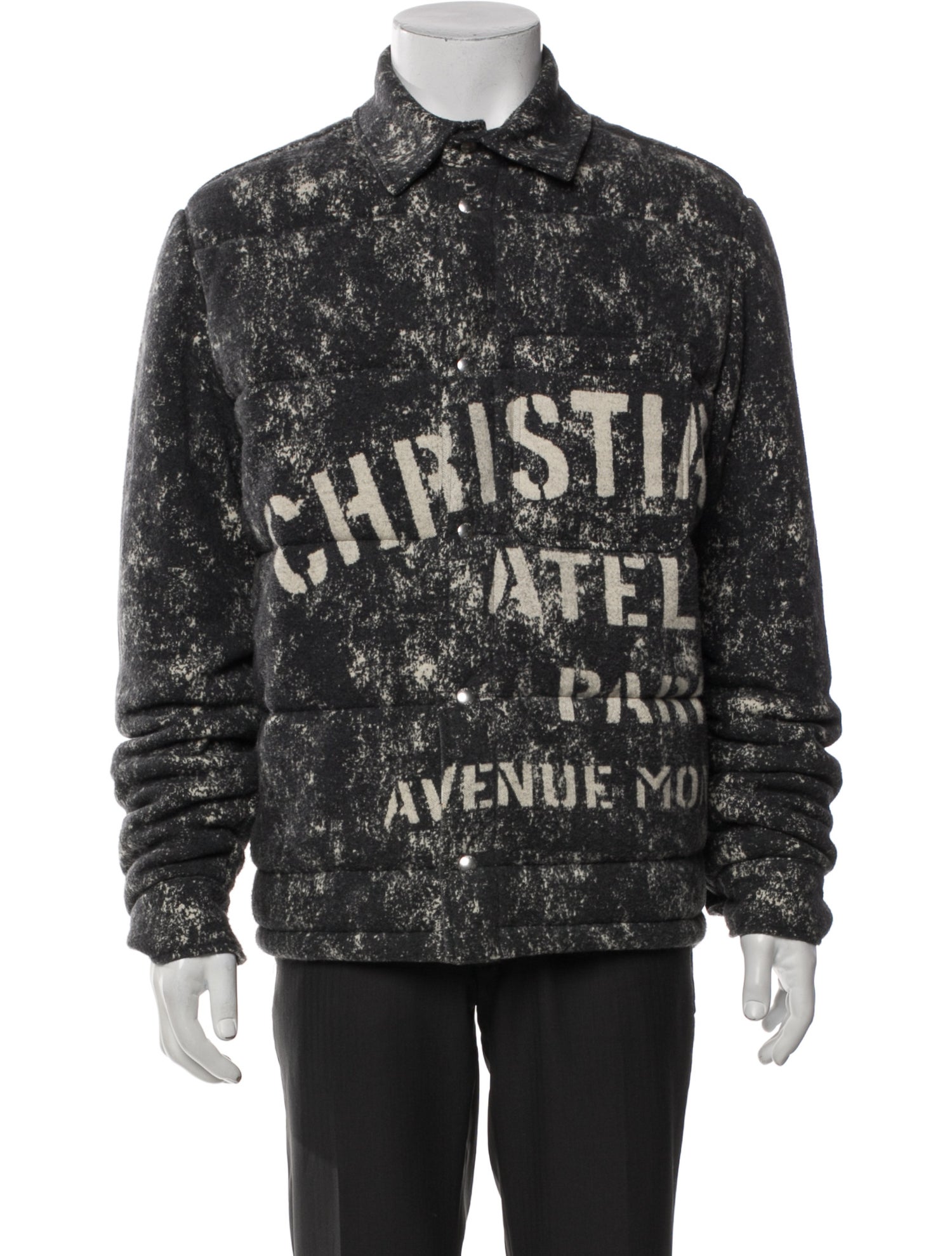 DIOR MEN 2020 Graphic Print Denim Jacket