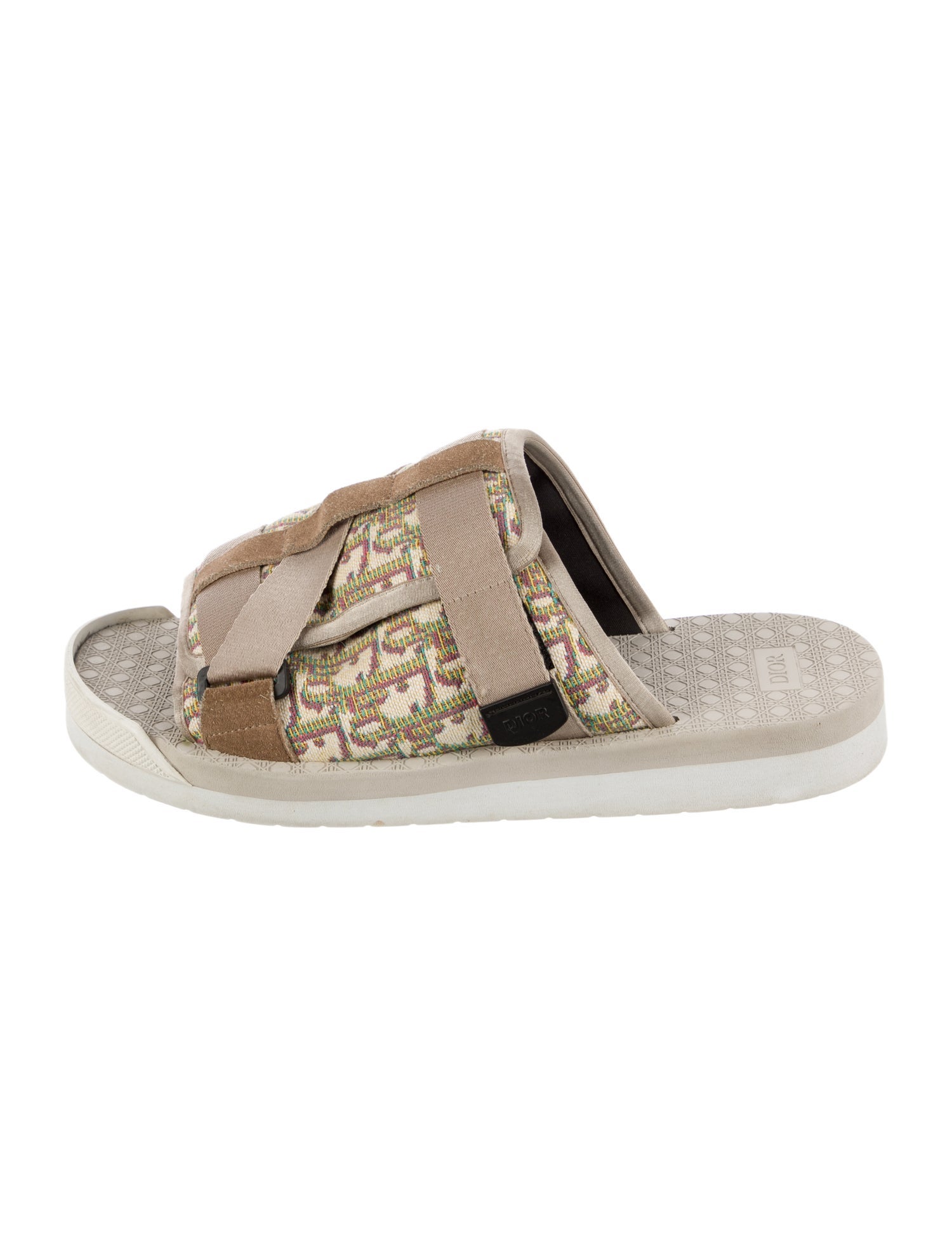 DIOR MEN Alpha Oblique Jacquard Slides