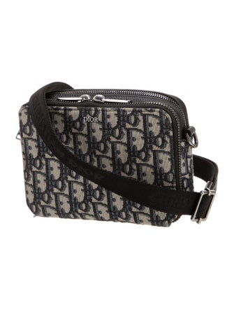 DIOR MEN Canvas Crossbody Bag