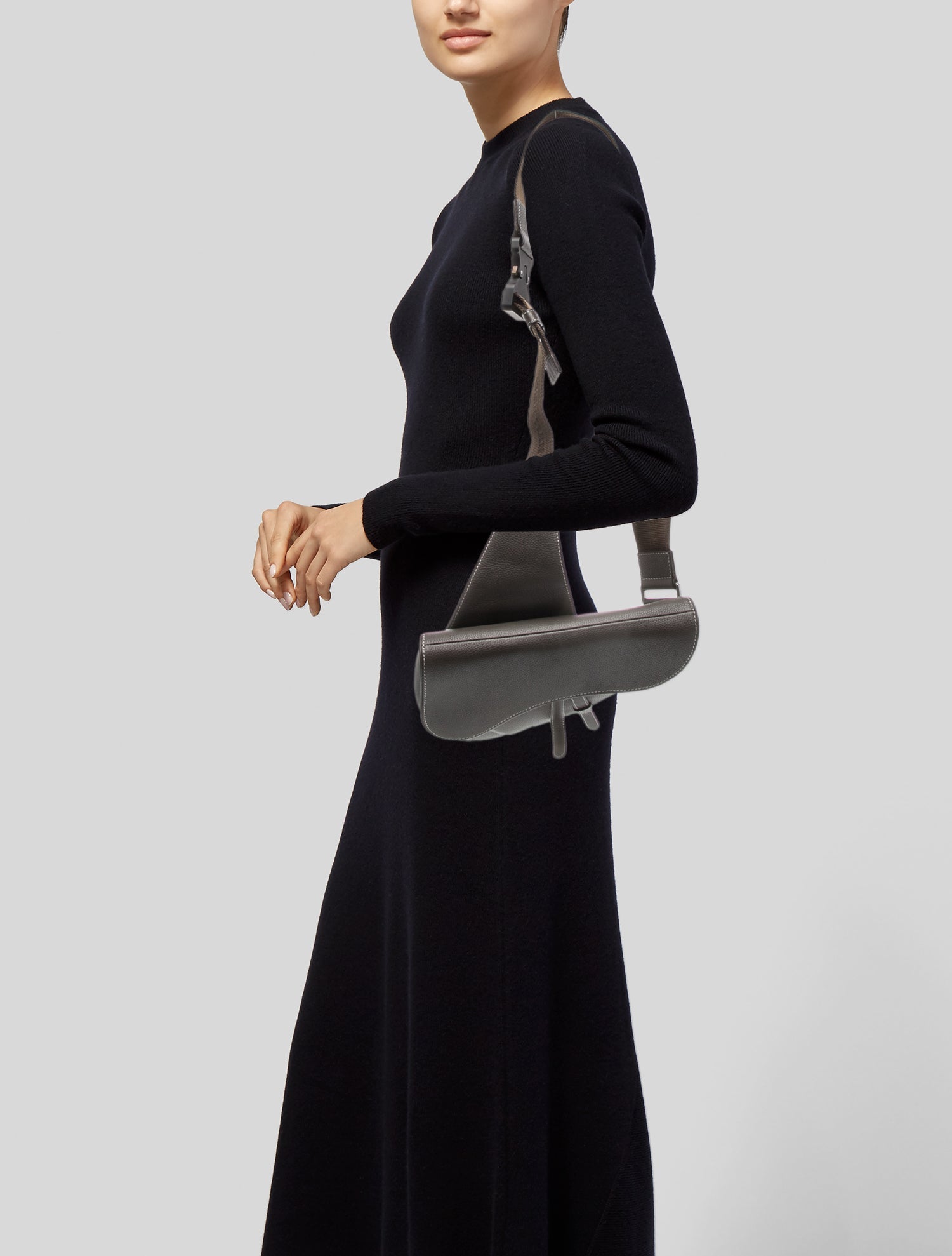 DIOR MEN Leather Belt Bag