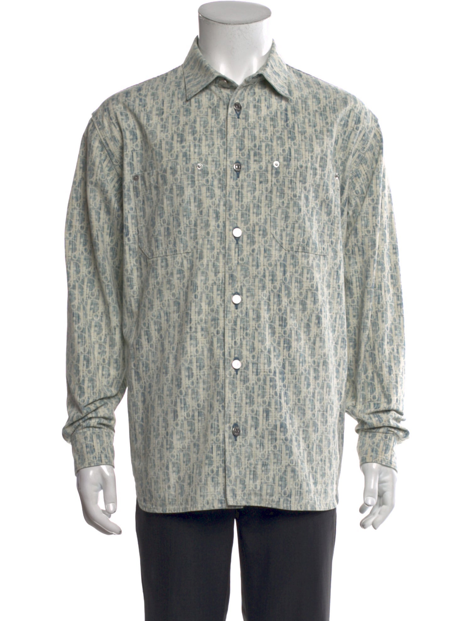 DIOR MEN 2020 Oblique Jacquard Shirt
