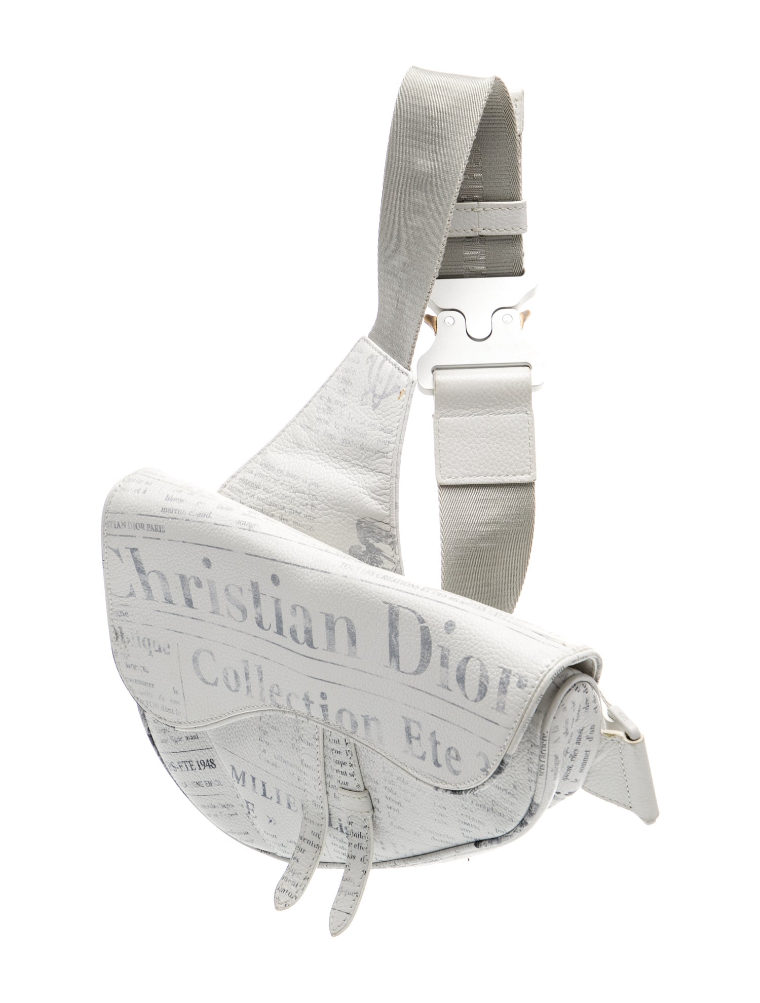 DIOR MEN Leather x Daniel Arsham Saddle