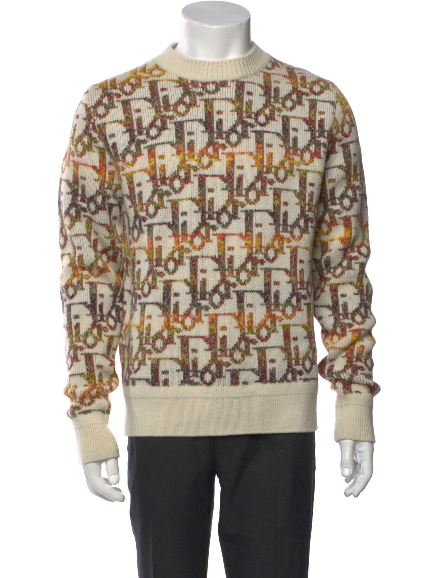 DIOR MEN 2021 Oblique Jacquard Pullover w/ Tags