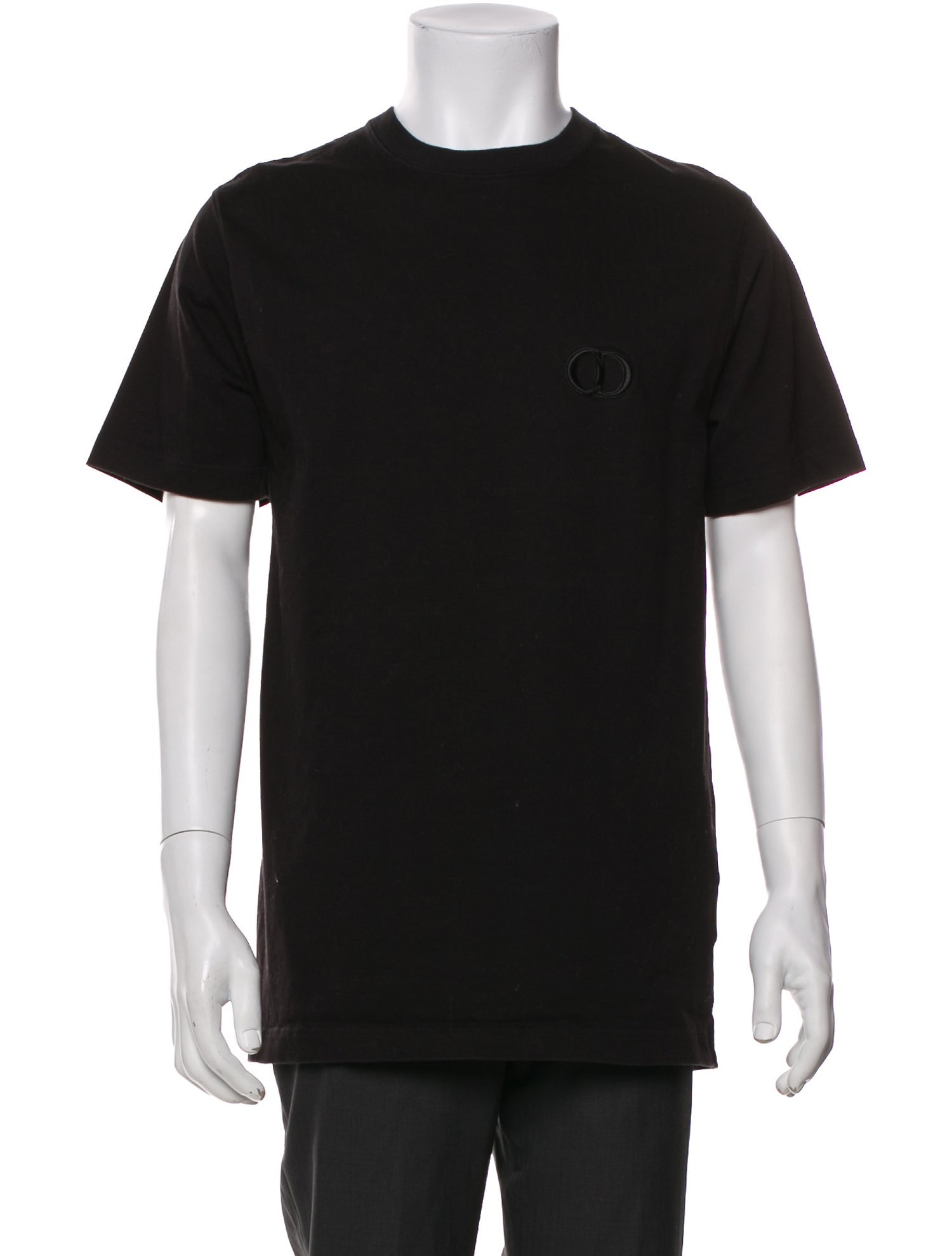 DIOR MEN Oblique Jacquard Crew Neck T-Shirt