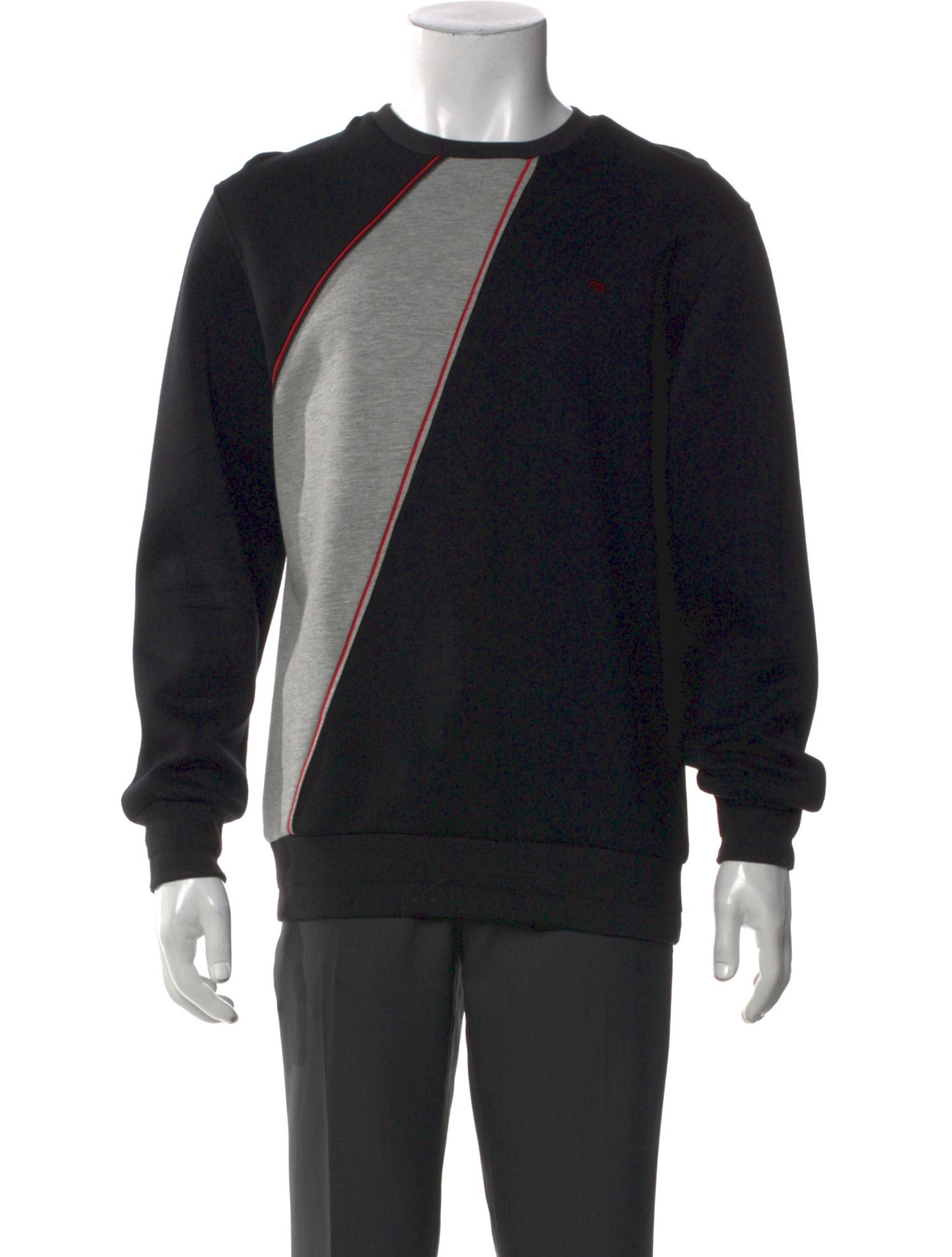 Dior Homme 2017 Colorblock Pattern Pullover