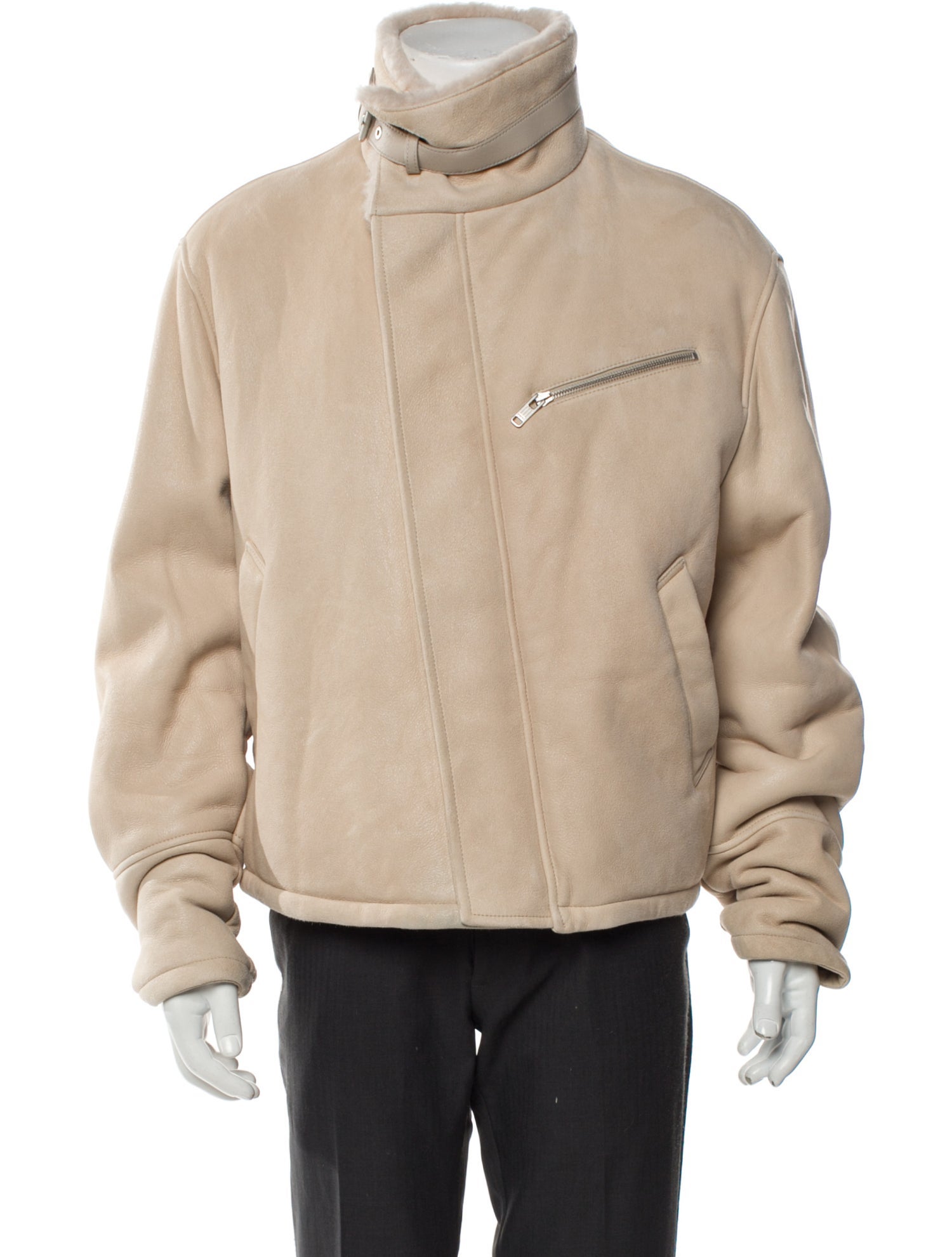 DIOR MEN 2023 Lamb Leather Moto Jacket