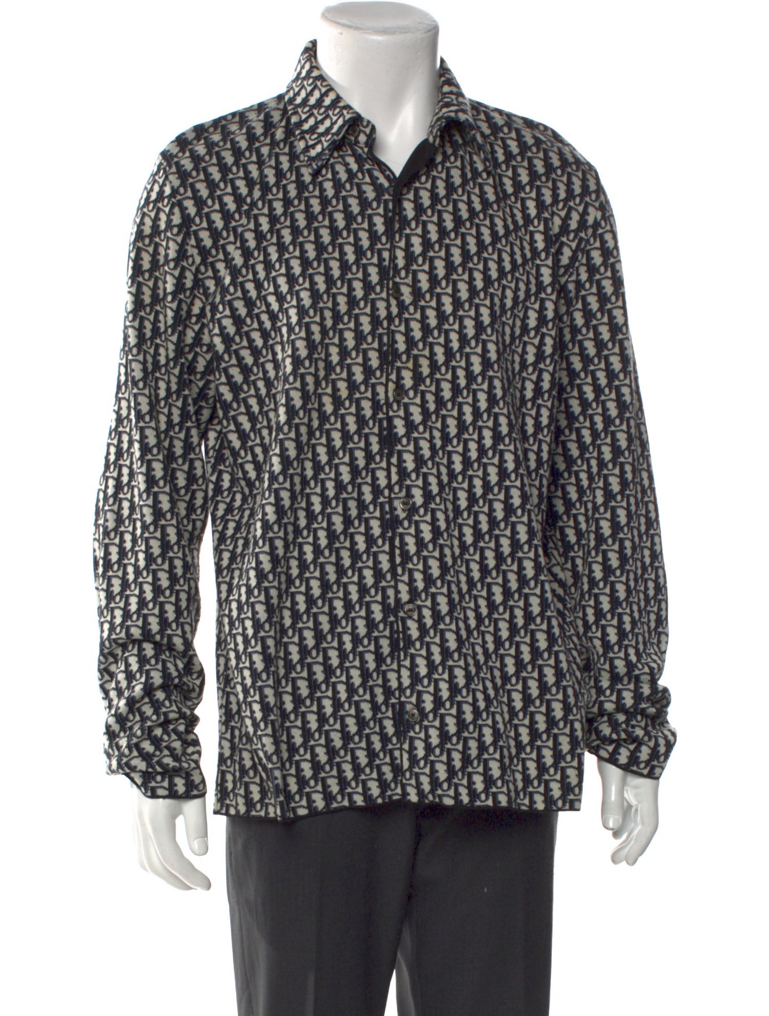 DIOR MEN 2020 Oblique Jacquard Shirt