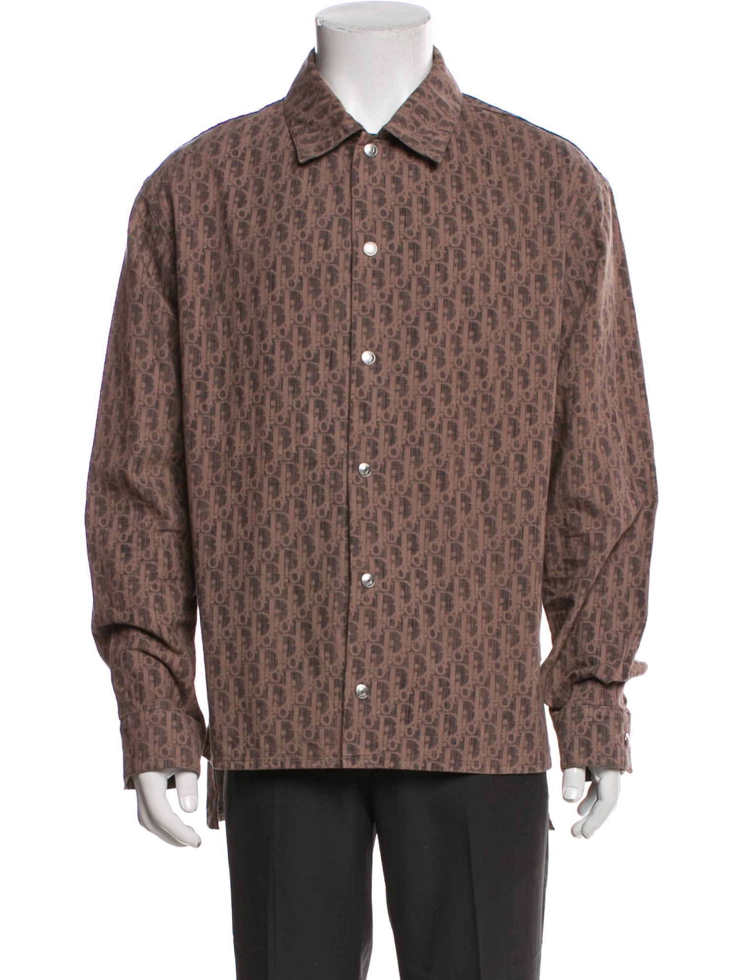DIOR MEN 2022 Oblique Jacquard Shirt