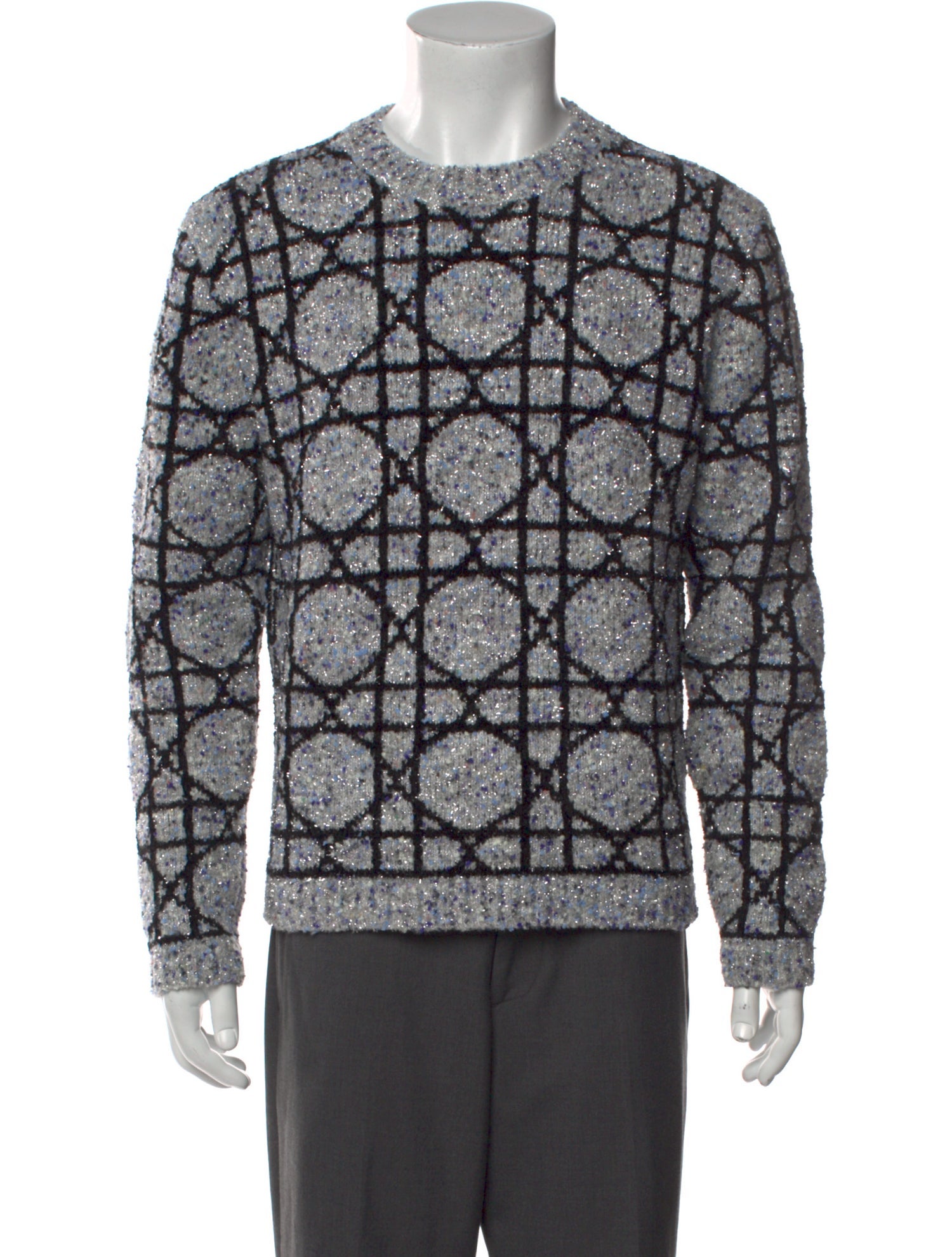 DIOR MEN 2024 Cannage Pattern Pullover w/ Tags