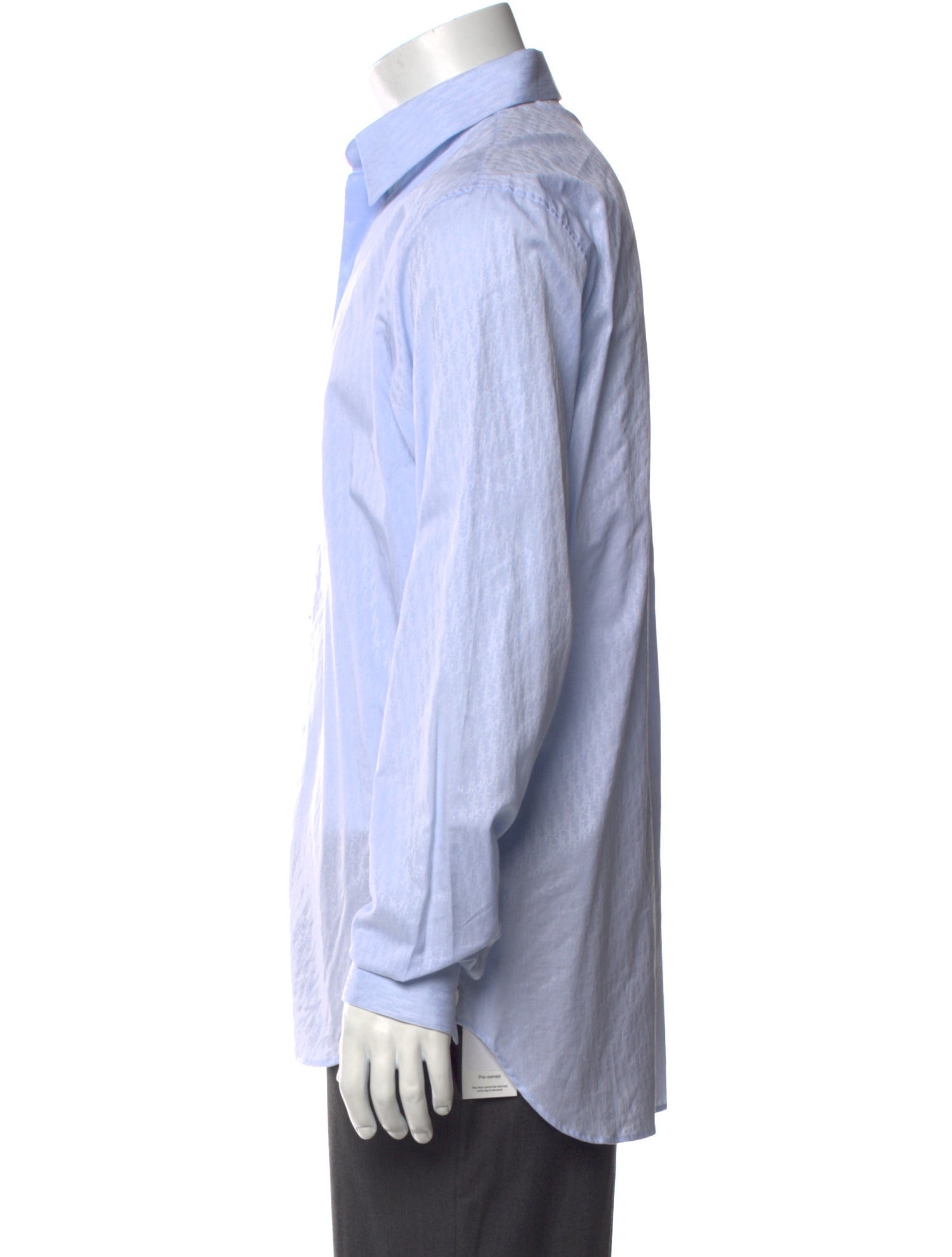 DIOR MEN 2020 Oblique Jacquard Dress Shirt