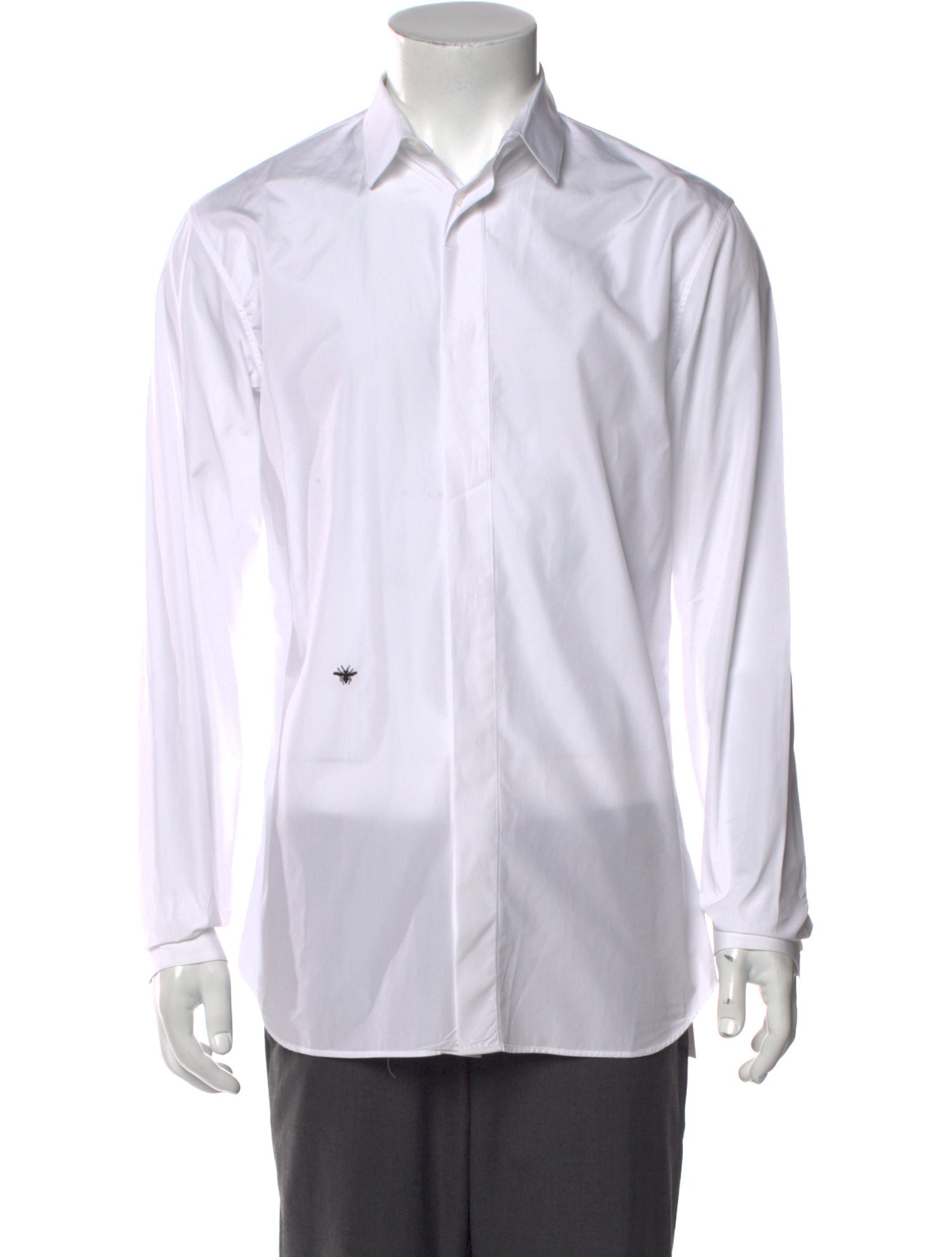 DIOR MEN 2024 Bee Accent Tuxedo Shirt