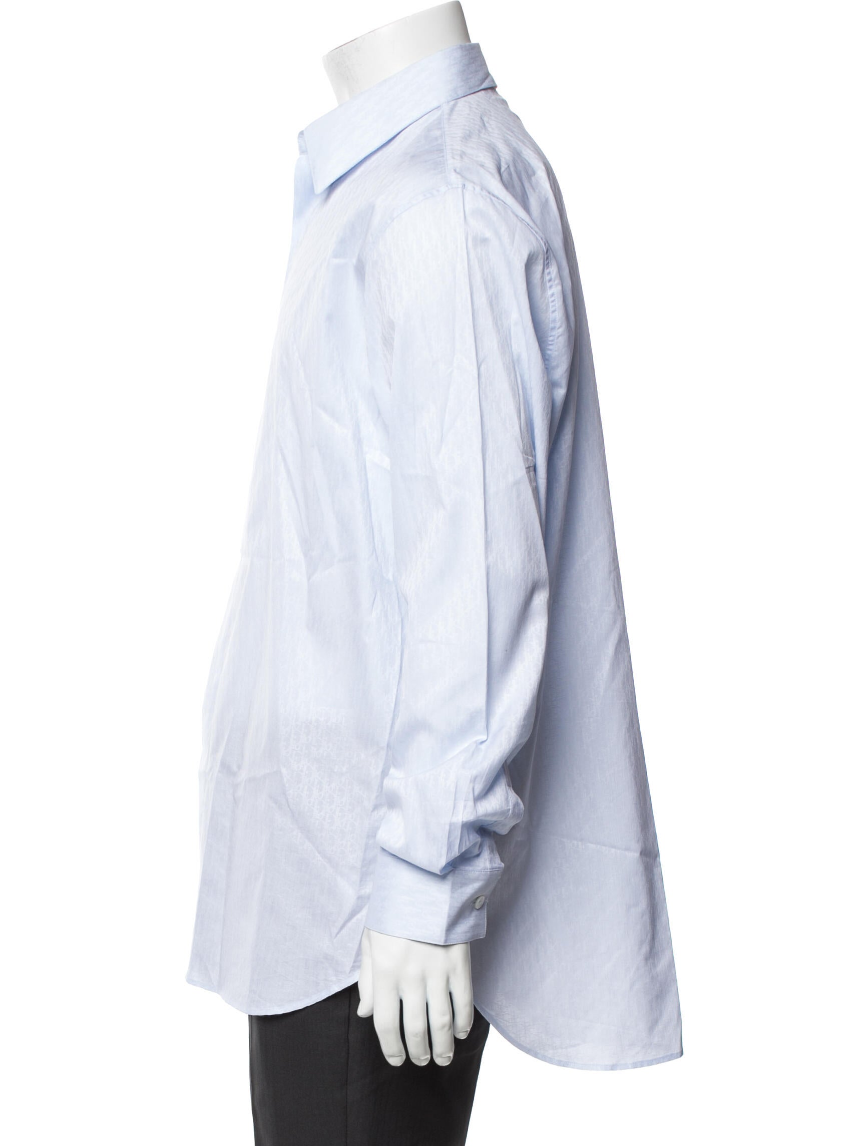 DIOR MEN 2020 Oblique Jacquard Dress Shirt