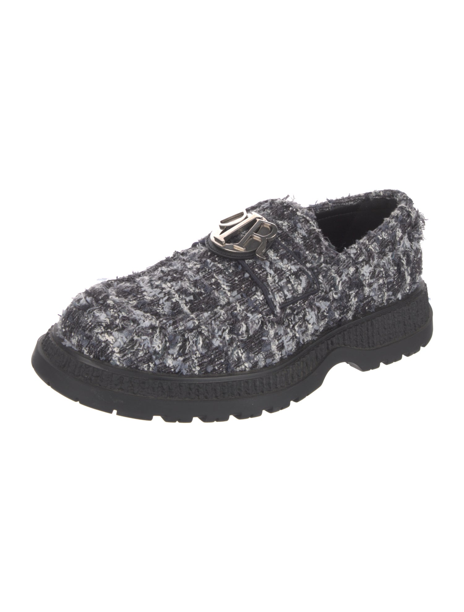 DIOR MEN Tweed Tweed Pattern Slippers