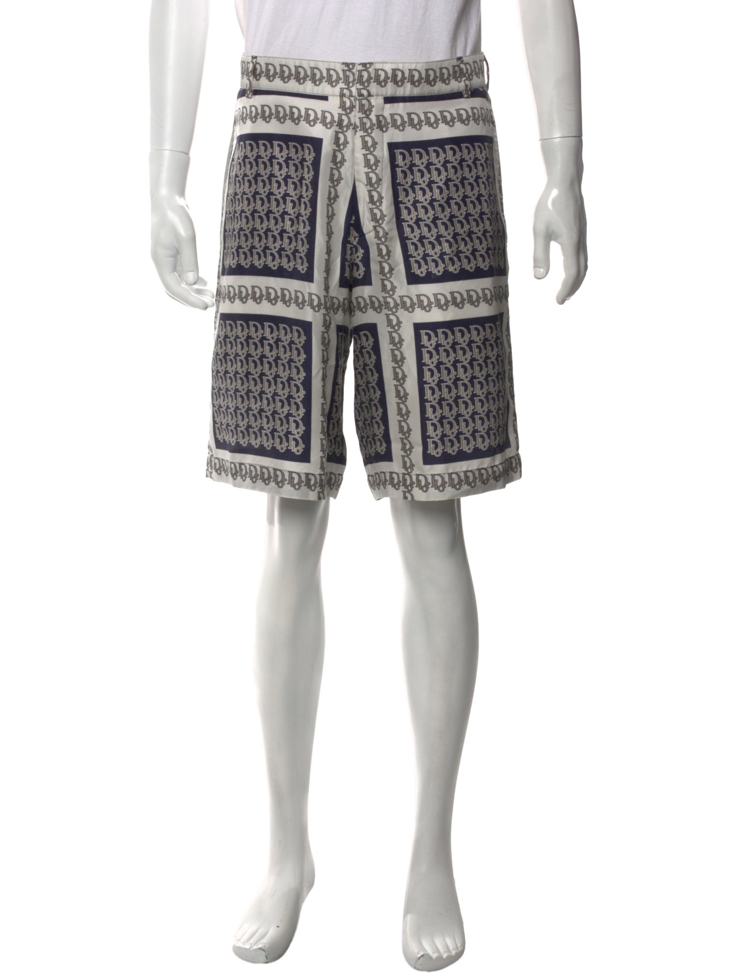 DIOR MEN Oblique Jacquard Jogger Shorts