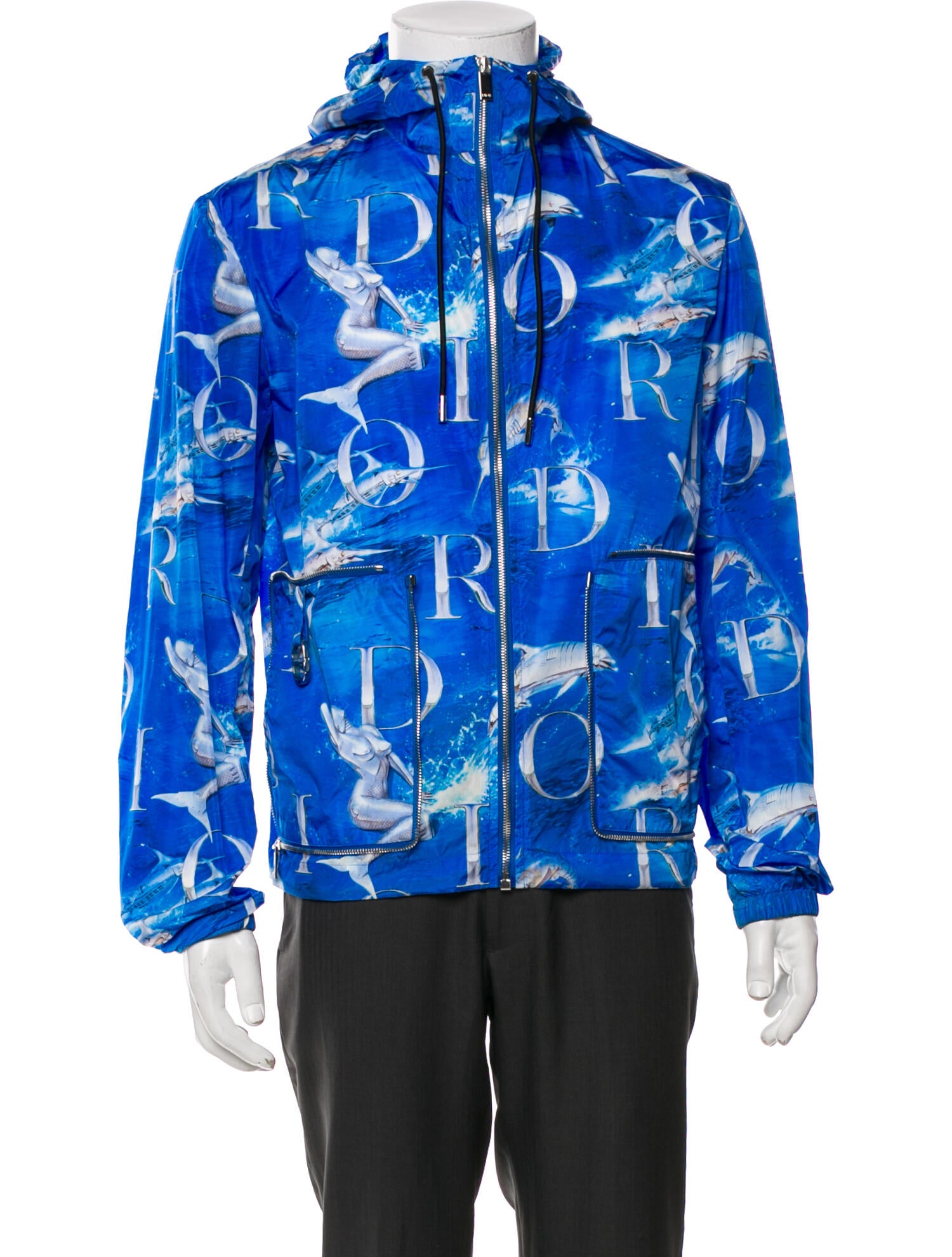 DIOR MEN 2019 Printed Windbreaker