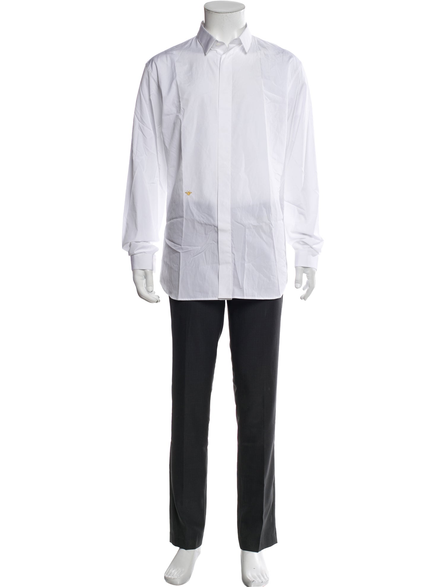 Dior Homme 2017 Bee Accent Tuxedo Shirt