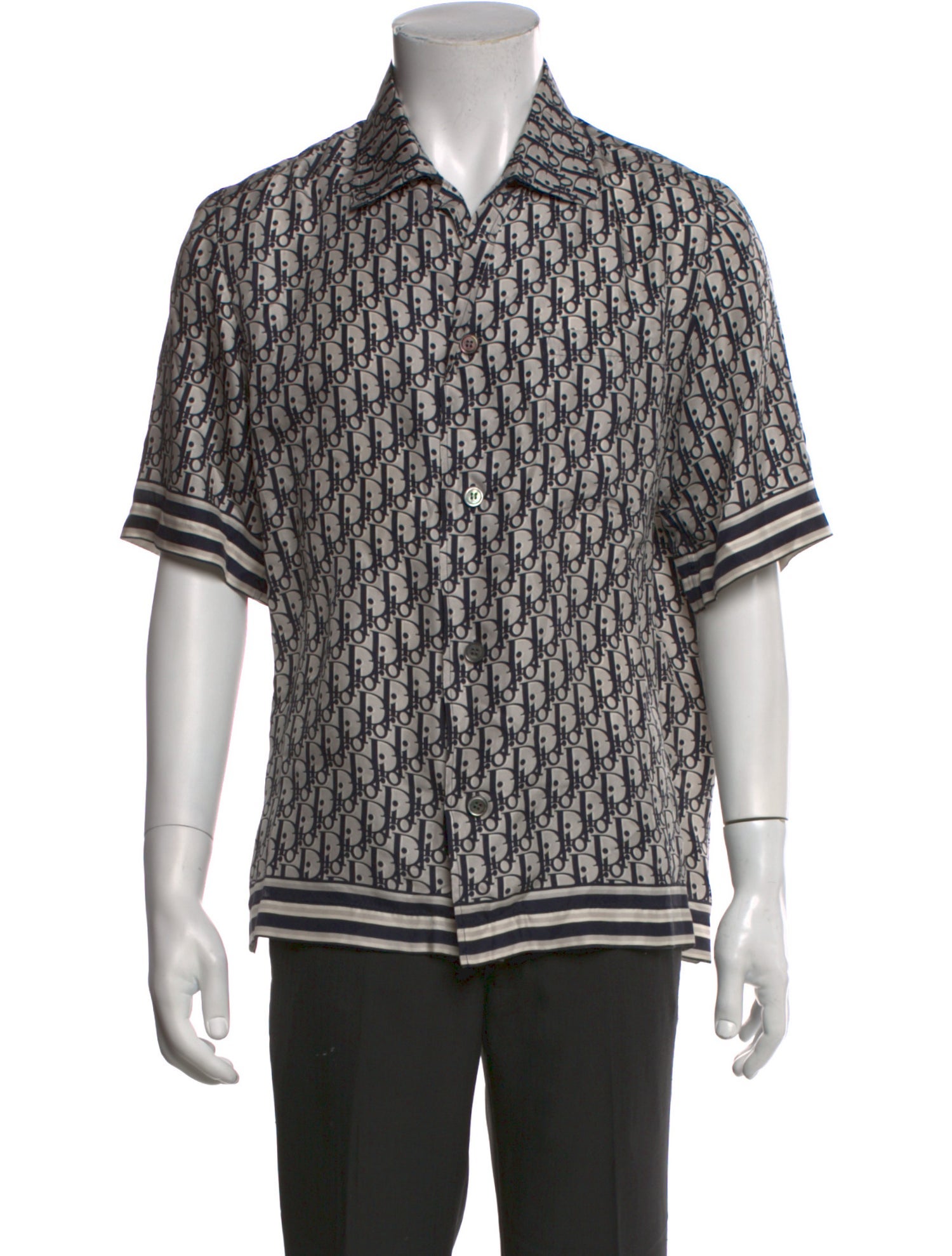 DIOR MEN 2020 Oblique Jacquard Shirt