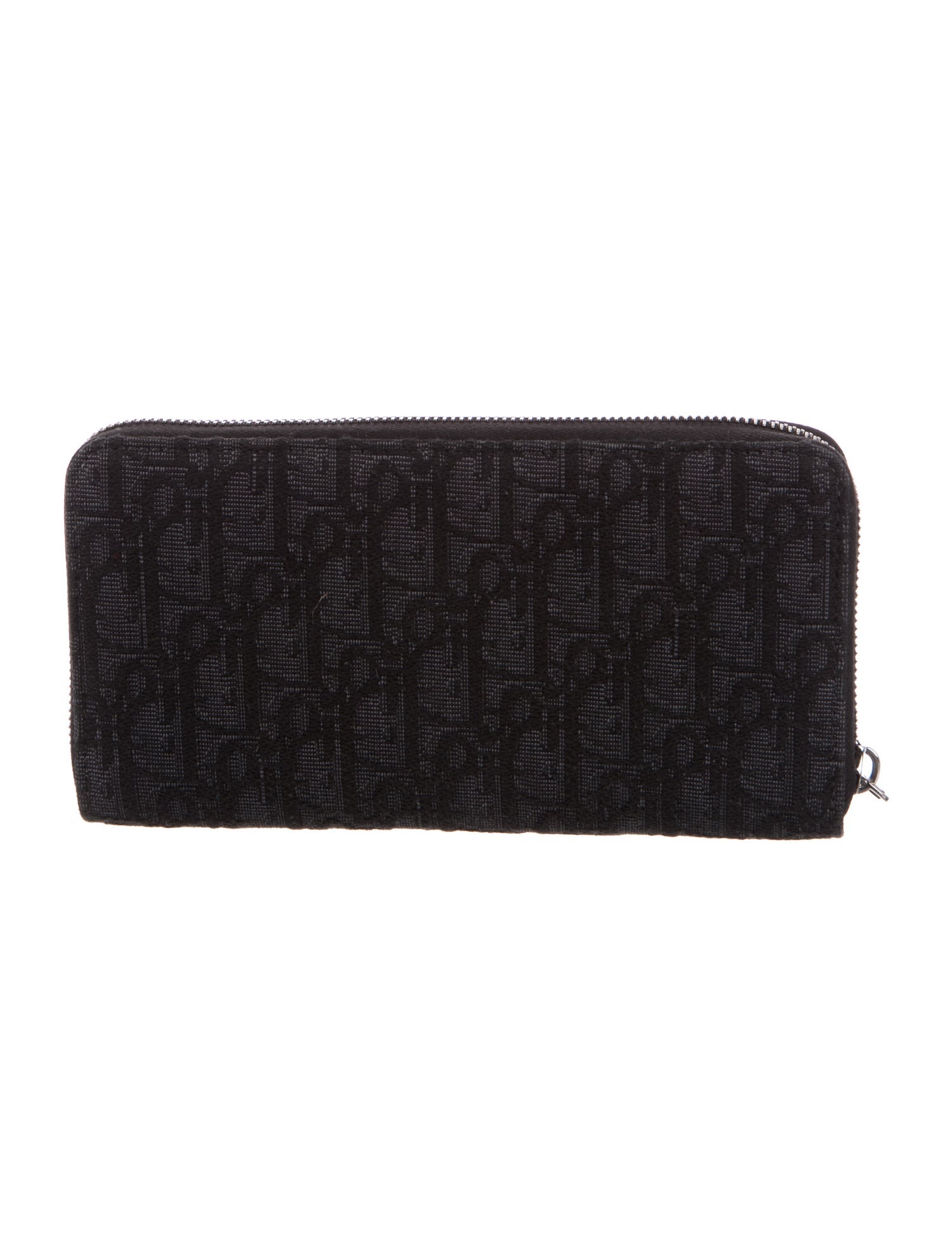 DIOR MEN Saddle Long Zipped Wallet Oblique Jacquard Continental Wallet w/ Tags