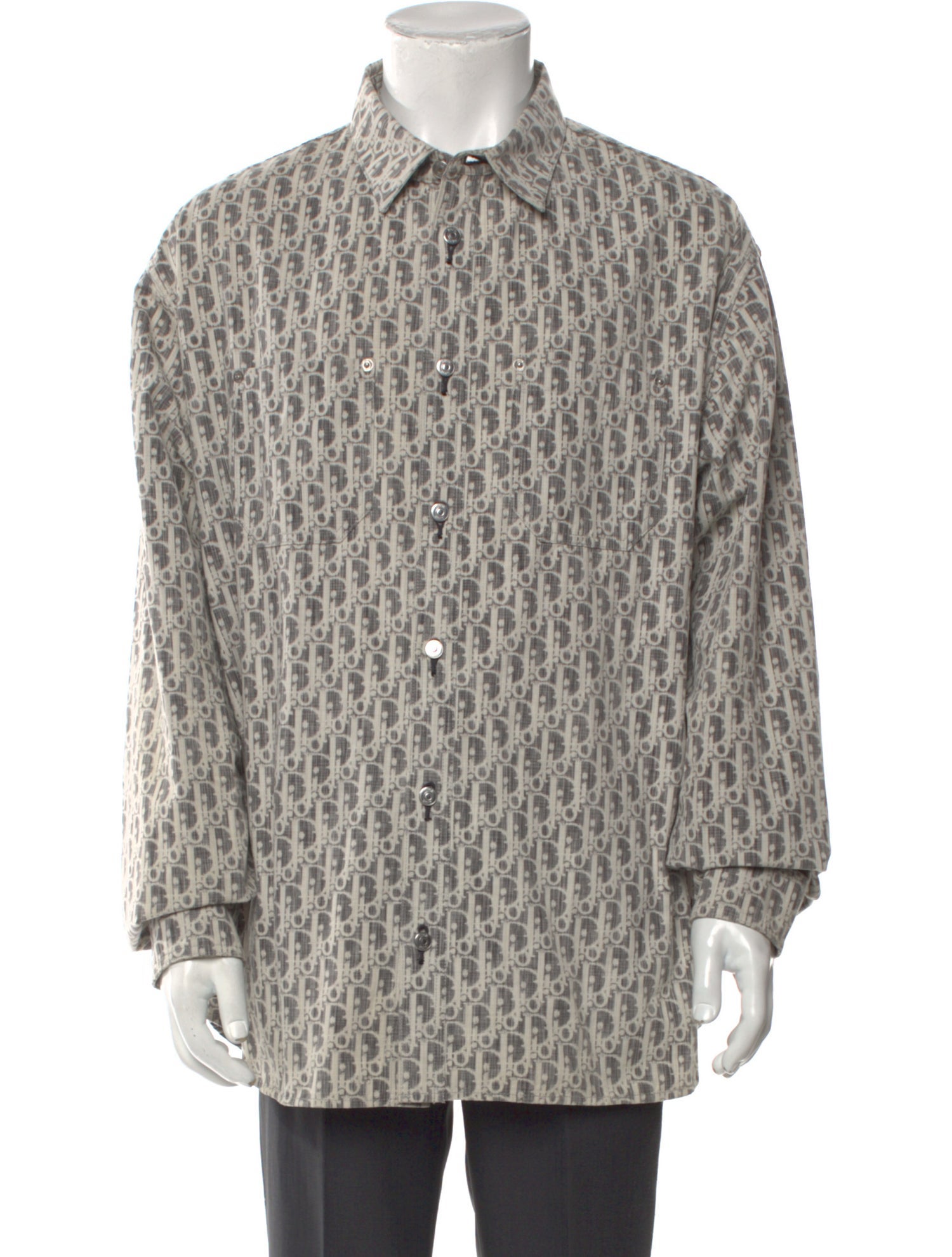 DIOR MEN 2020 Oblique Jacquard Shirt