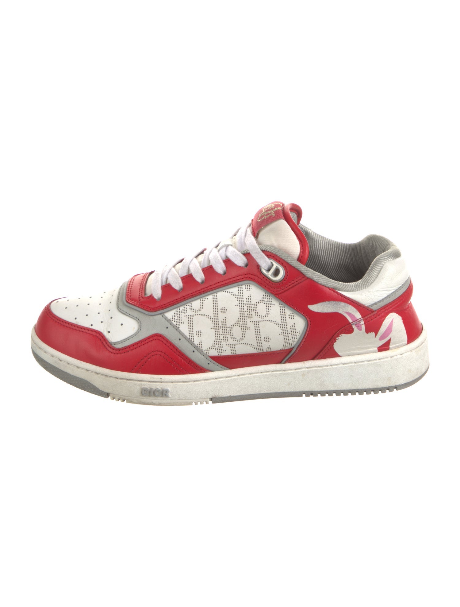 Dior x ERL Oblique Jacquard Leather Sneakers