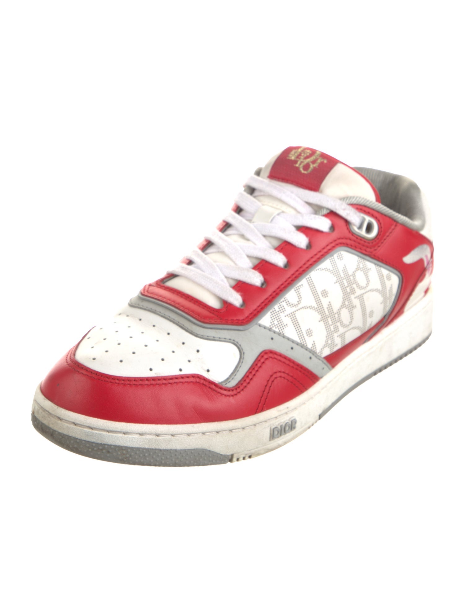 Dior x ERL Oblique Jacquard Leather Sneakers