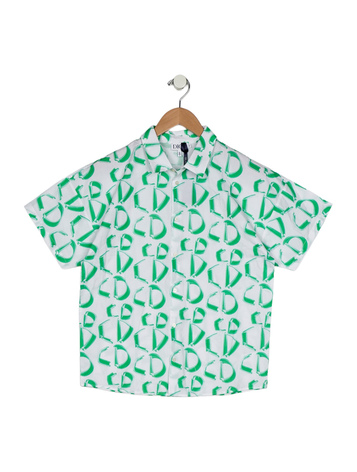 Christian Dior Boys' Print Button Up Shirt