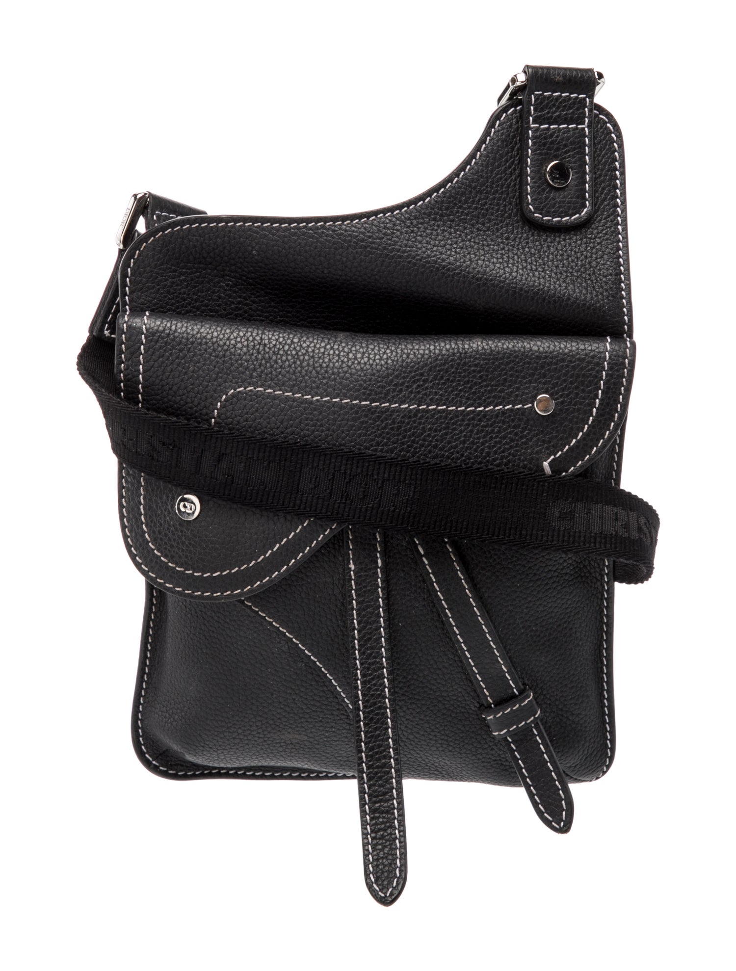 DIOR MEN Leather Crossbody Bag