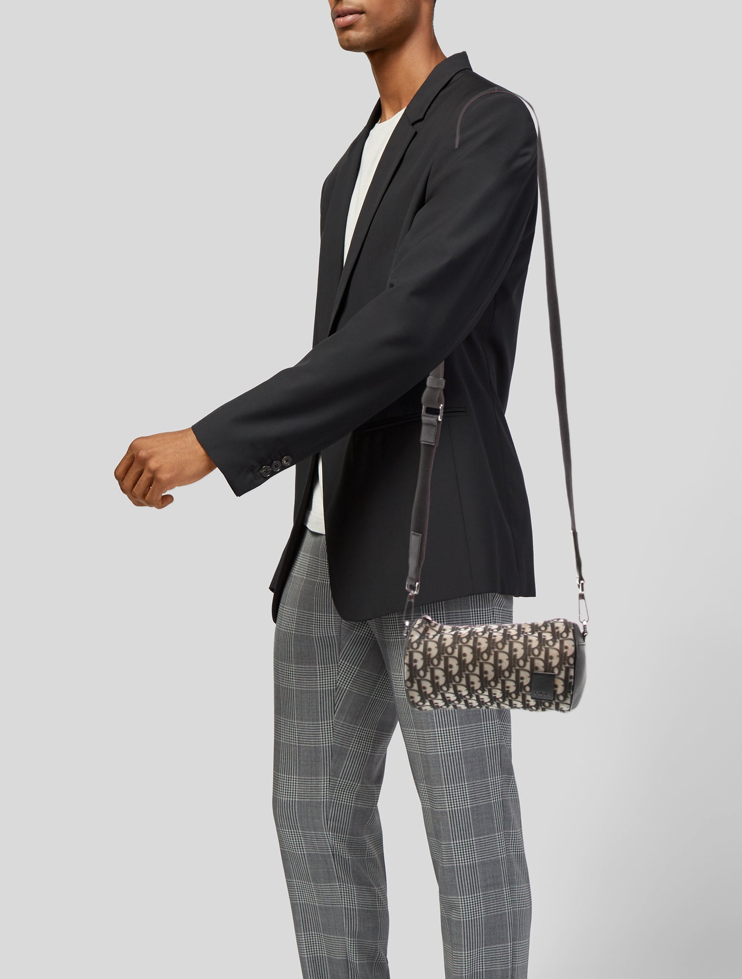 DIOR MEN Oblique Jacquard Messenger Bag