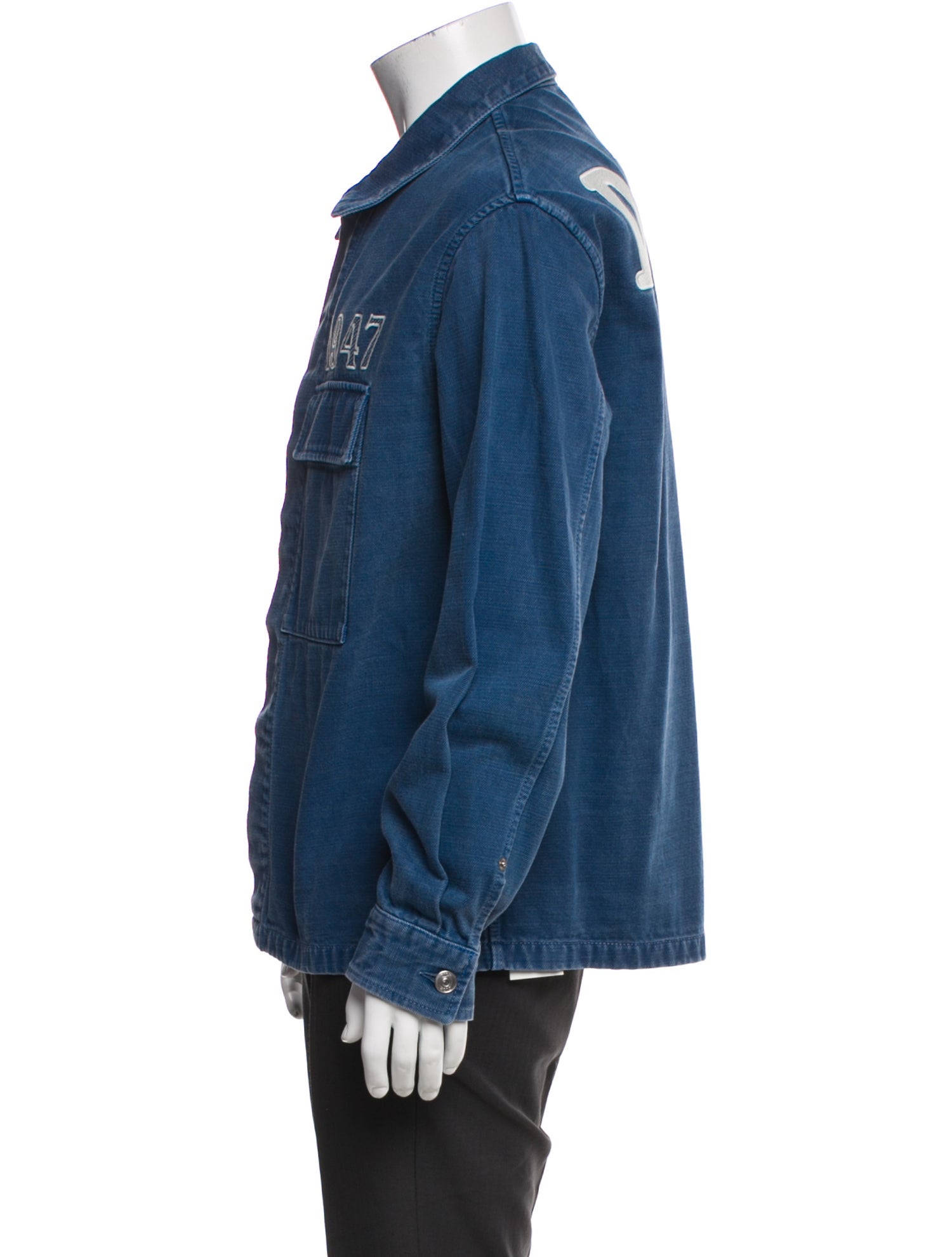 DIOR MEN 2020 Graphic Print Denim Jacket