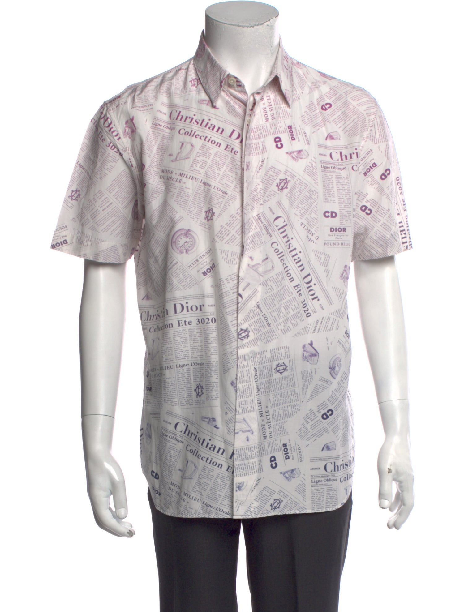 DIOR x Daniel Arsham 2020 Signature Logo Shirt