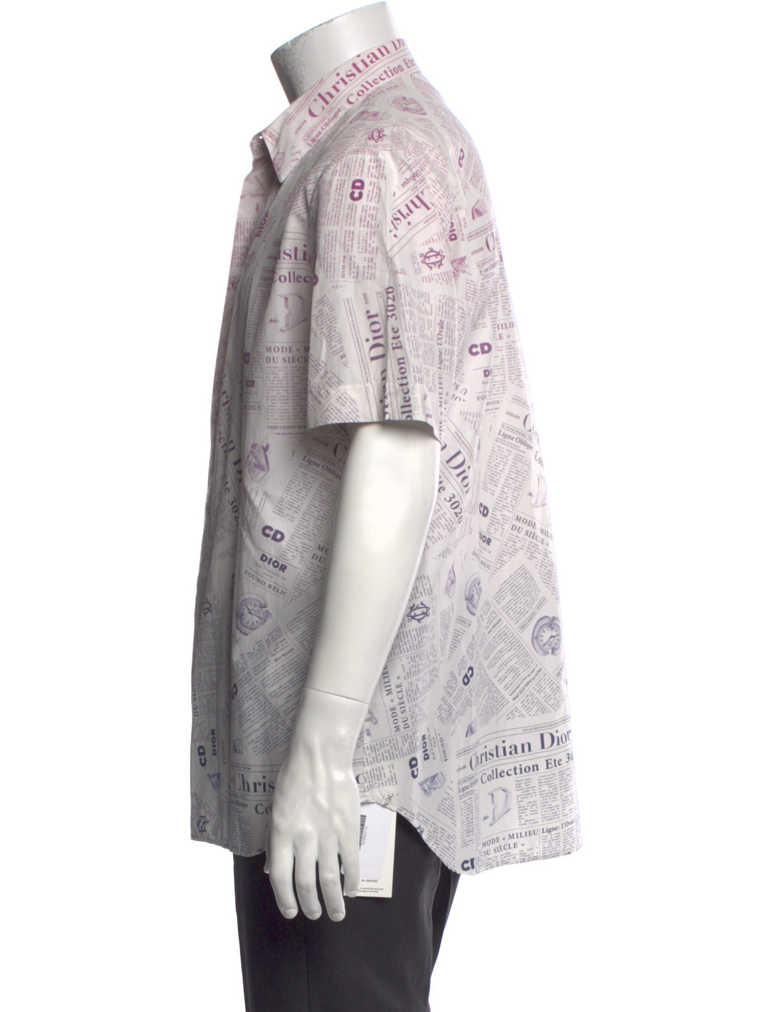 DIOR x Daniel Arsham 2020 Signature Logo Shirt