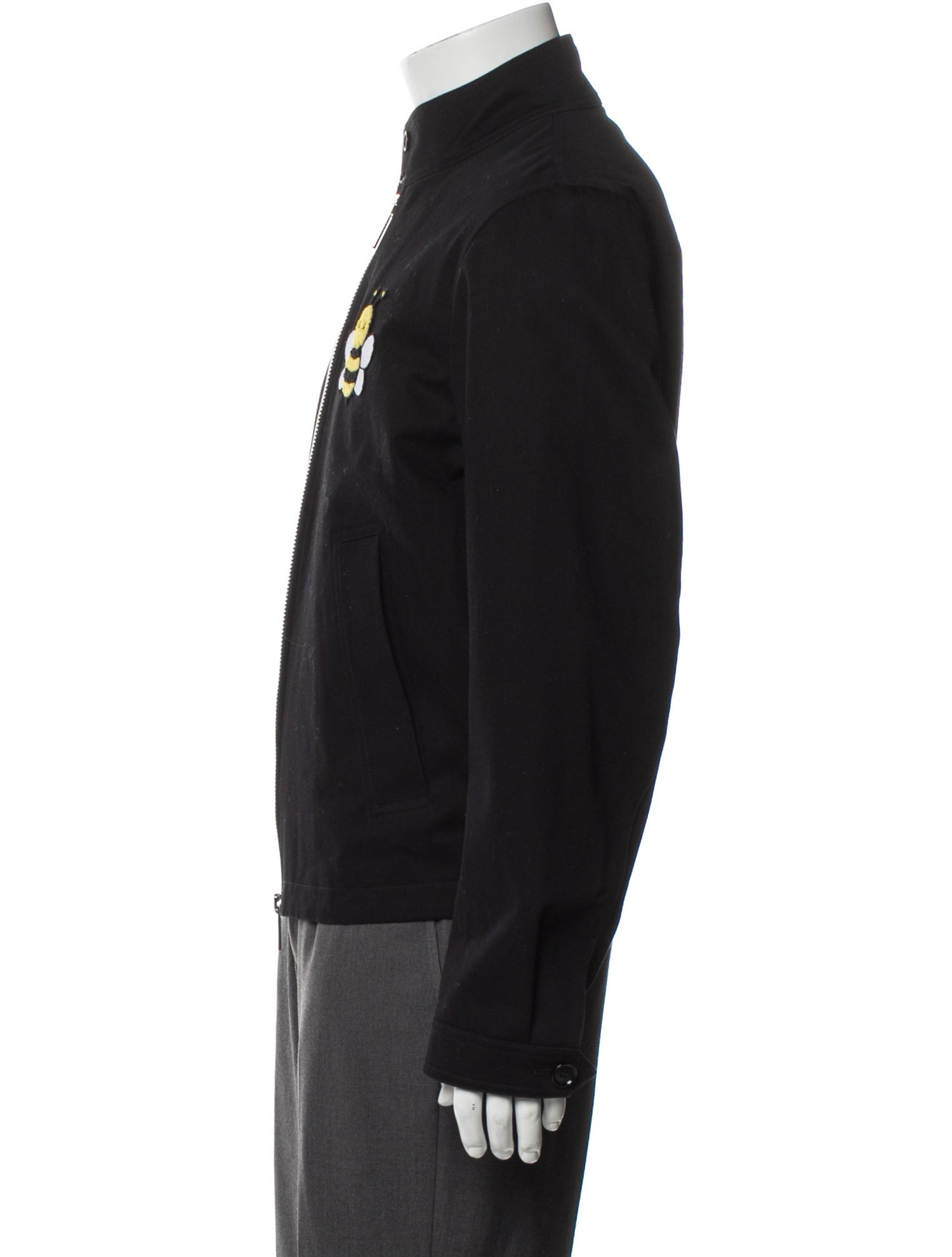 DIOR x KAWS Graphic Print Windbreaker