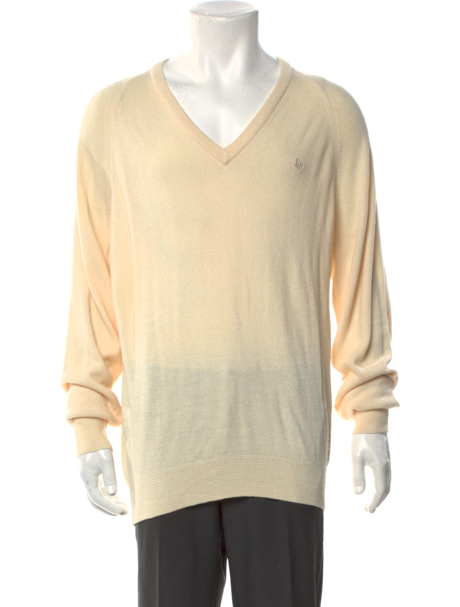 Christian Dior Vintage V-Neck Pullover