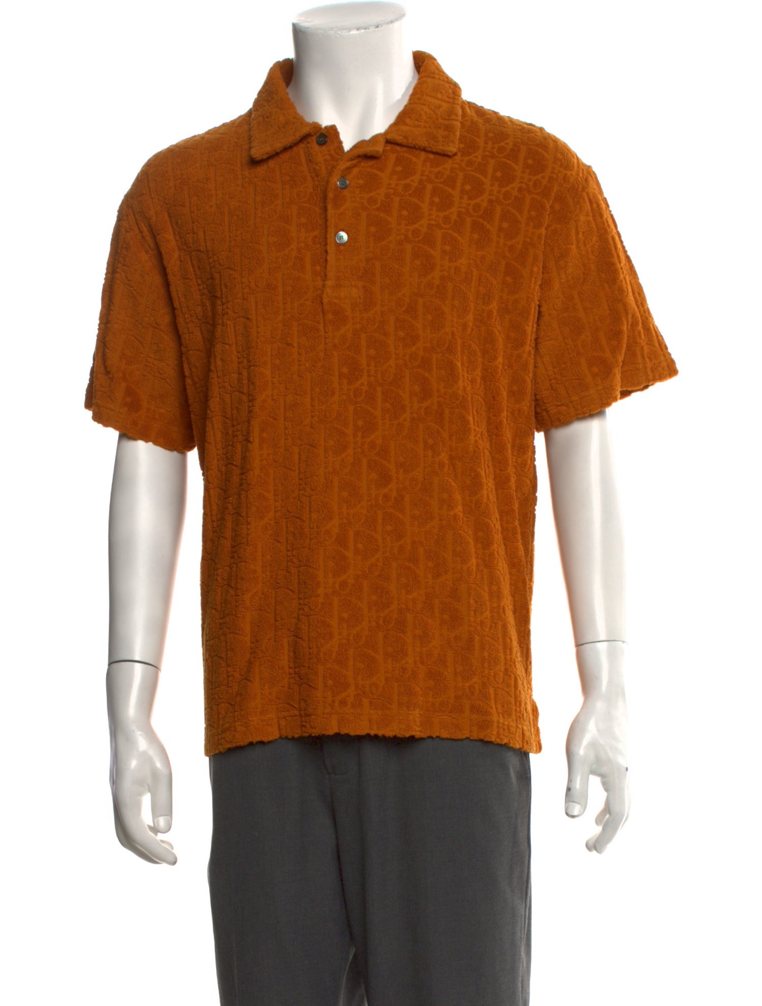 DIOR MEN 2021 Oblique Jacquard Polo Shirt