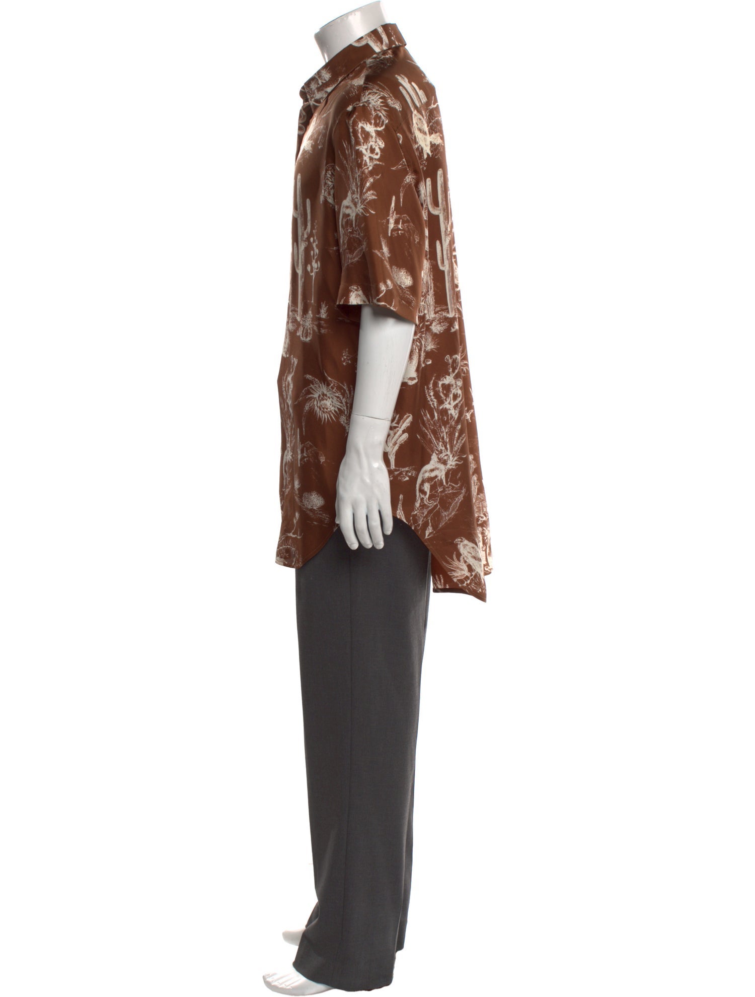 Cactus Jack Dior 2022 Graphic Print Short Sleeve Shirt