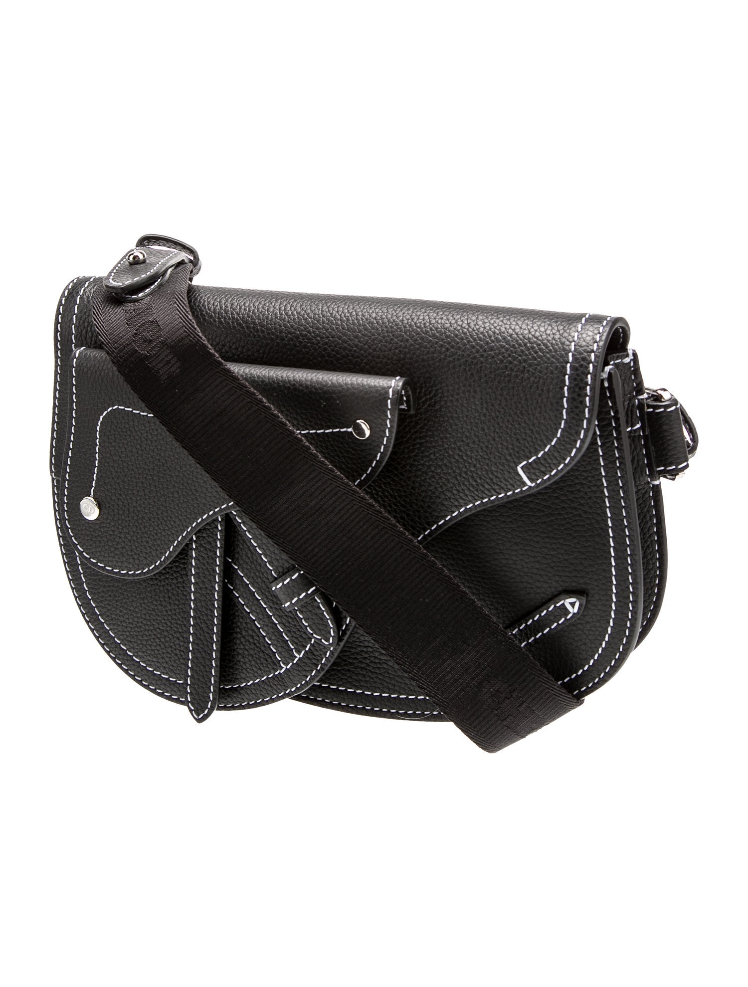 DIOR MEN Leather Messenger Bag 2023