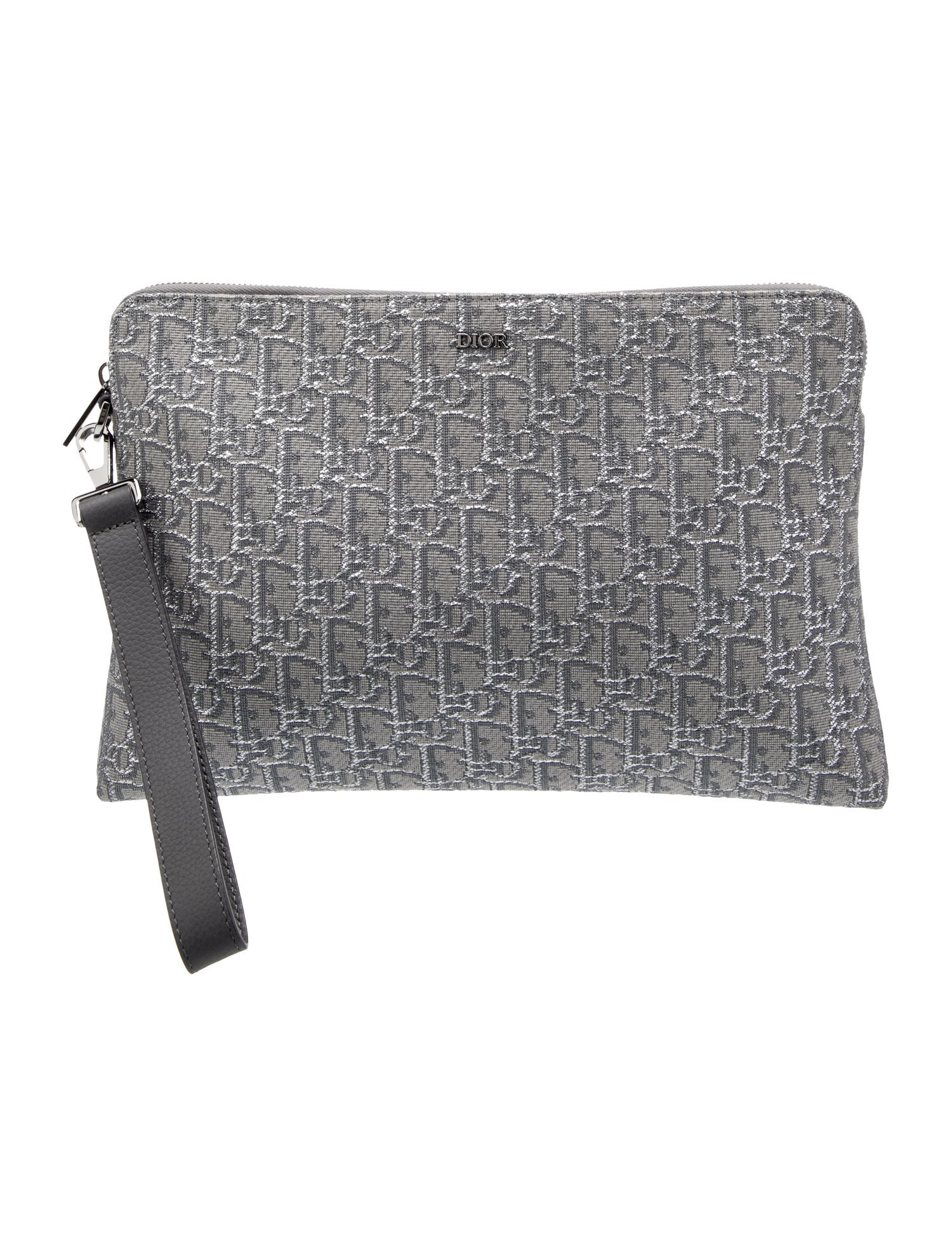 DIOR MEN Oblique Jacquard Clutch