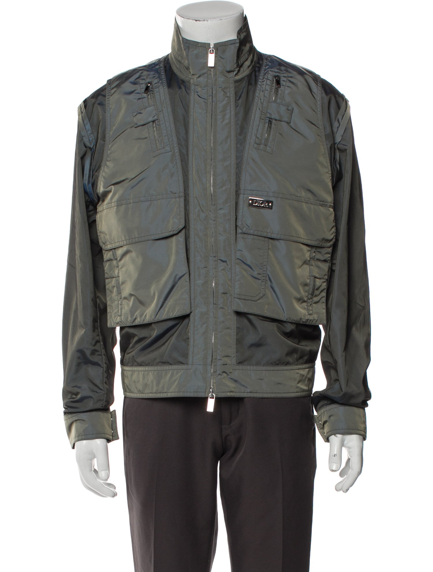 DIOR MEN 2019 Signature Logo Utility Jacket