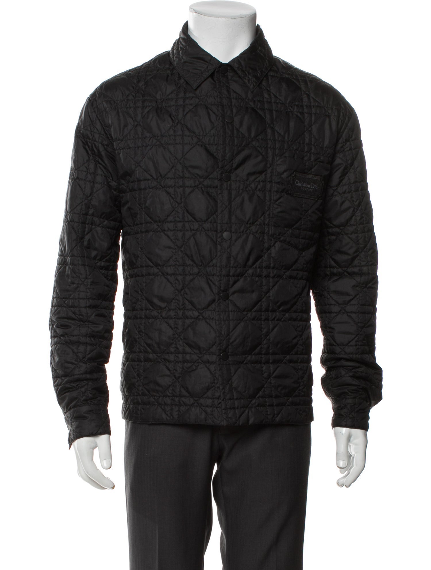 DIOR MEN 2023 Cannage Pattern Puffer Coat
