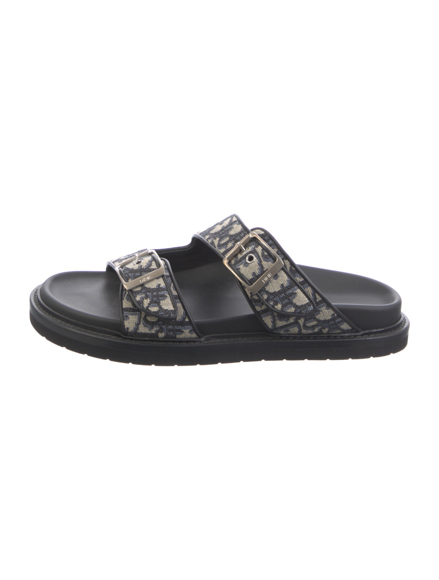 DIOR MEN Oblique Jacquard Slides