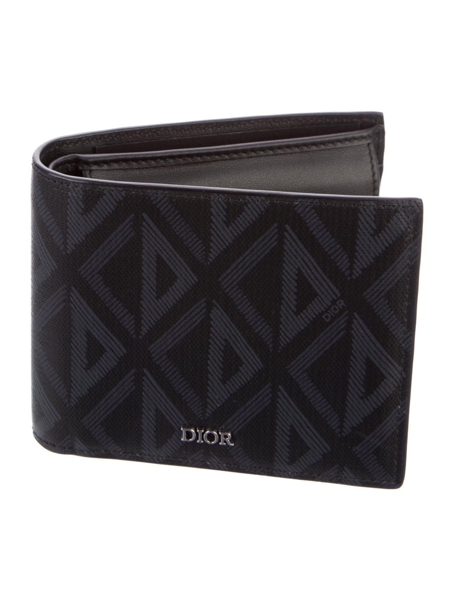 DIOR MEN Printed Bifold Wallet w/ Tags