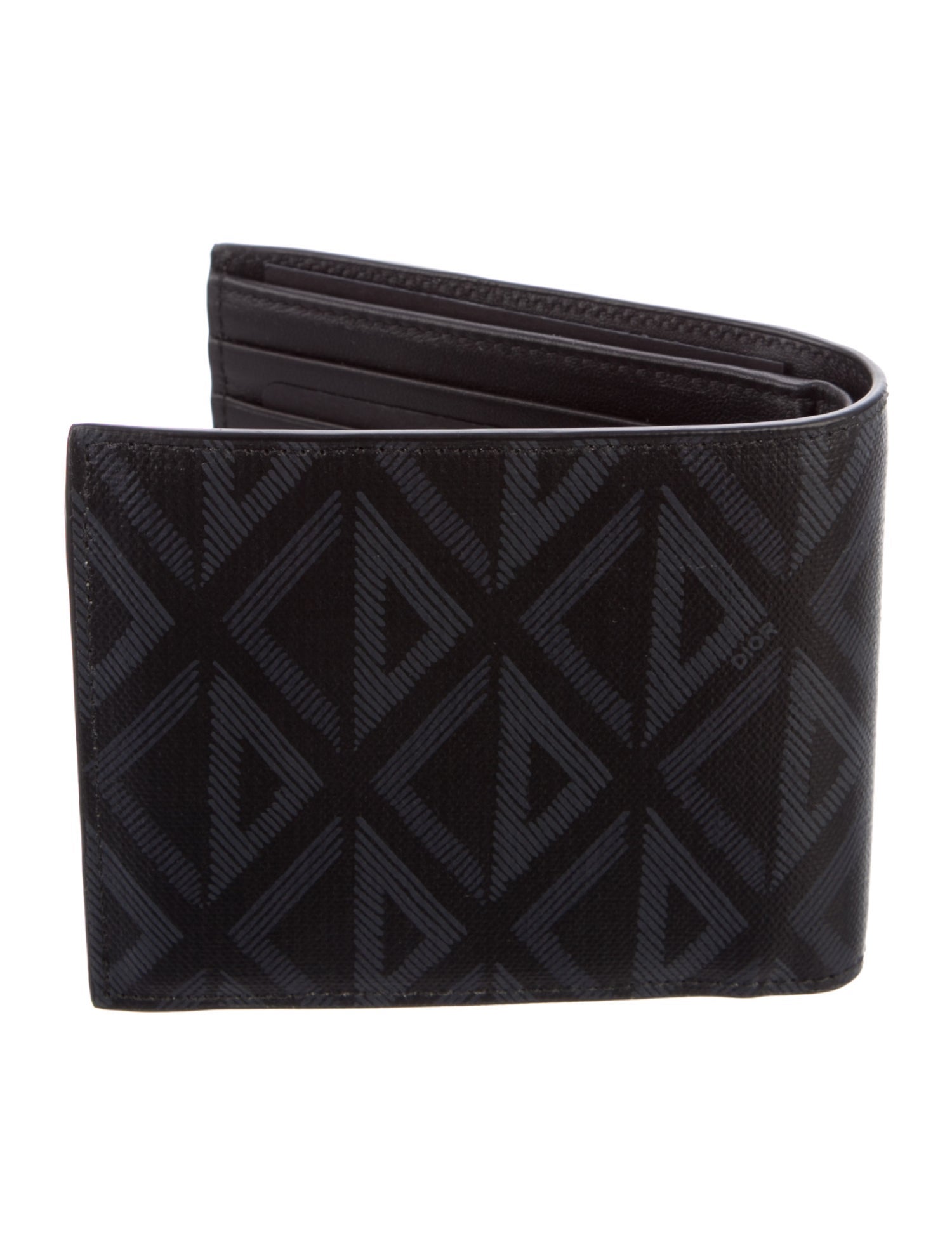 DIOR MEN Printed Bifold Wallet w/ Tags