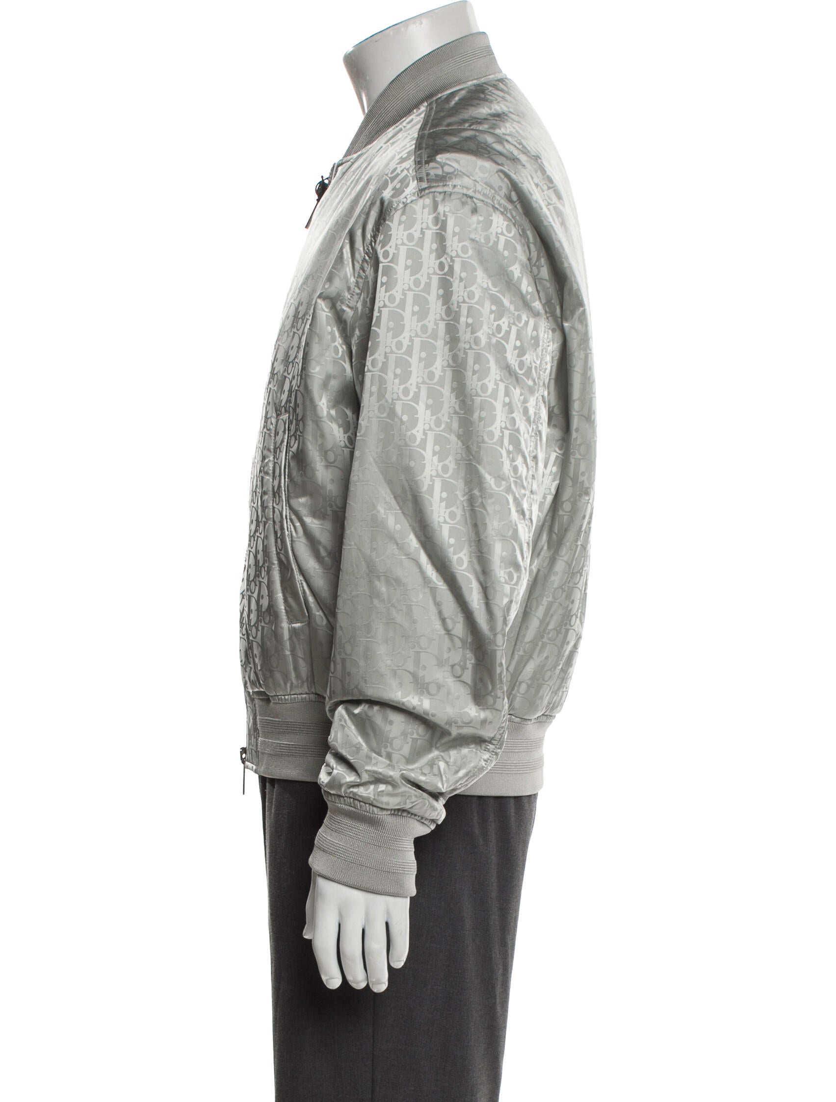 DIOR MEN 2021 Oblique Jacquard Bomber Jacket w/ Tags