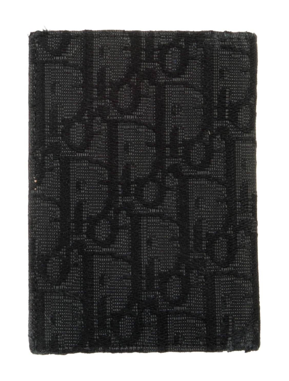 DIOR MEN Bi Fold Oblique Jacquard Wallet Canvas Wallet