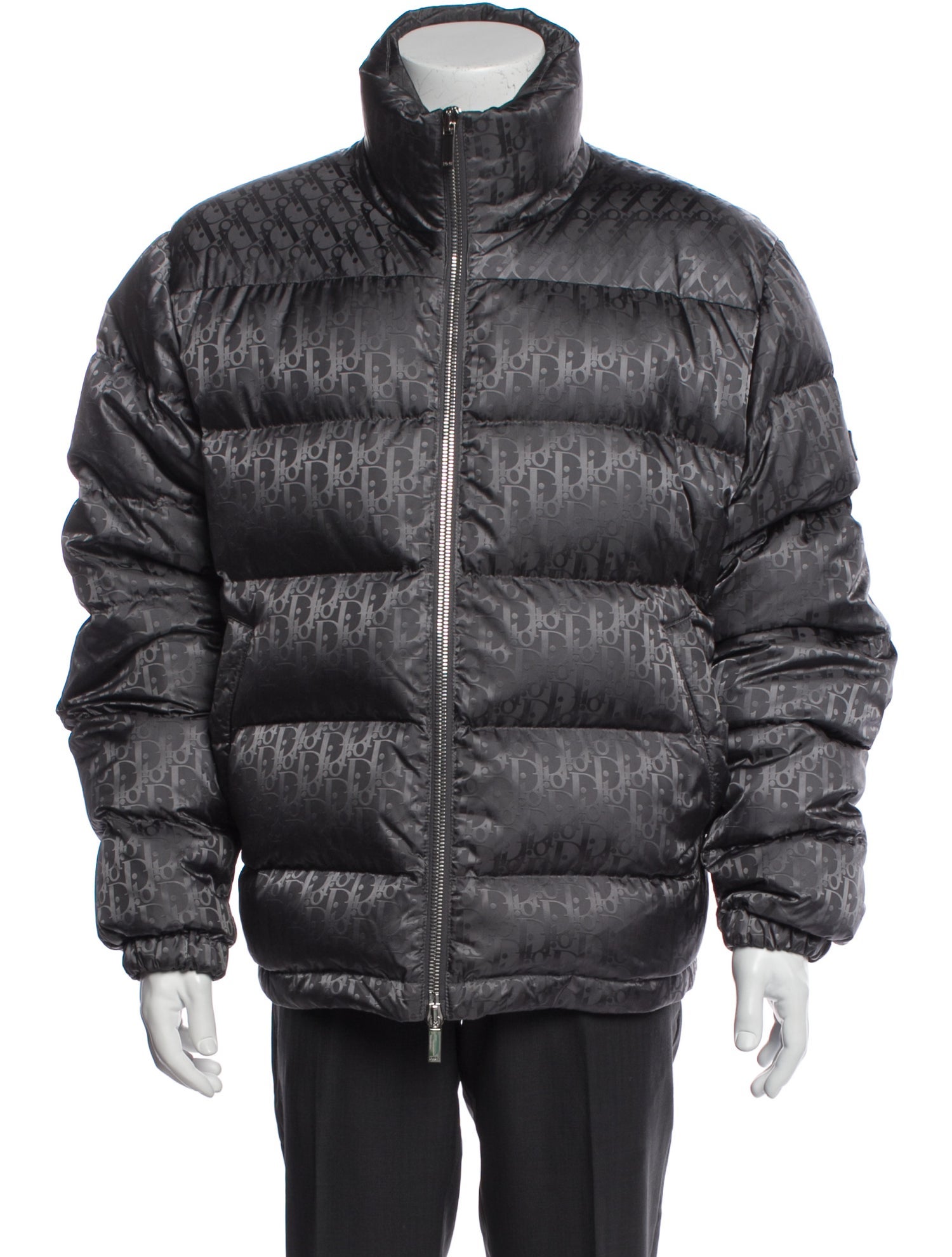 DIOR MEN 2019 Signature Logo Puffer Coat