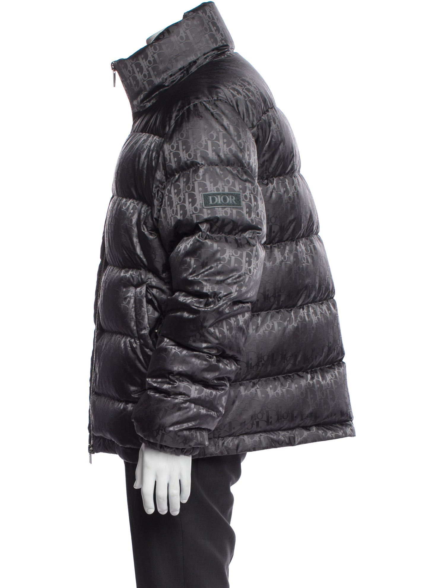 DIOR MEN 2019 Signature Logo Puffer Coat