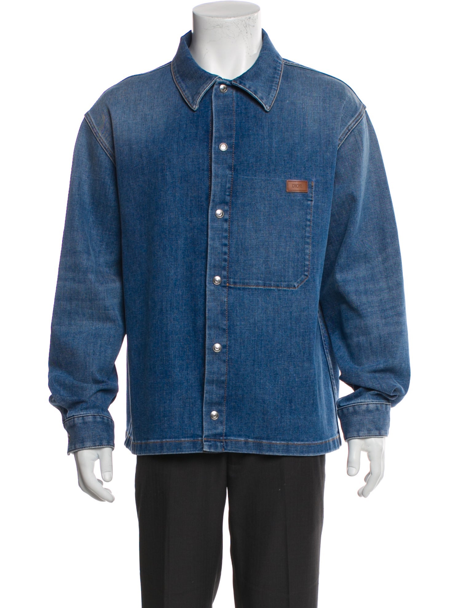 DIOR MEN Oblique Jacquard Denim Jacket