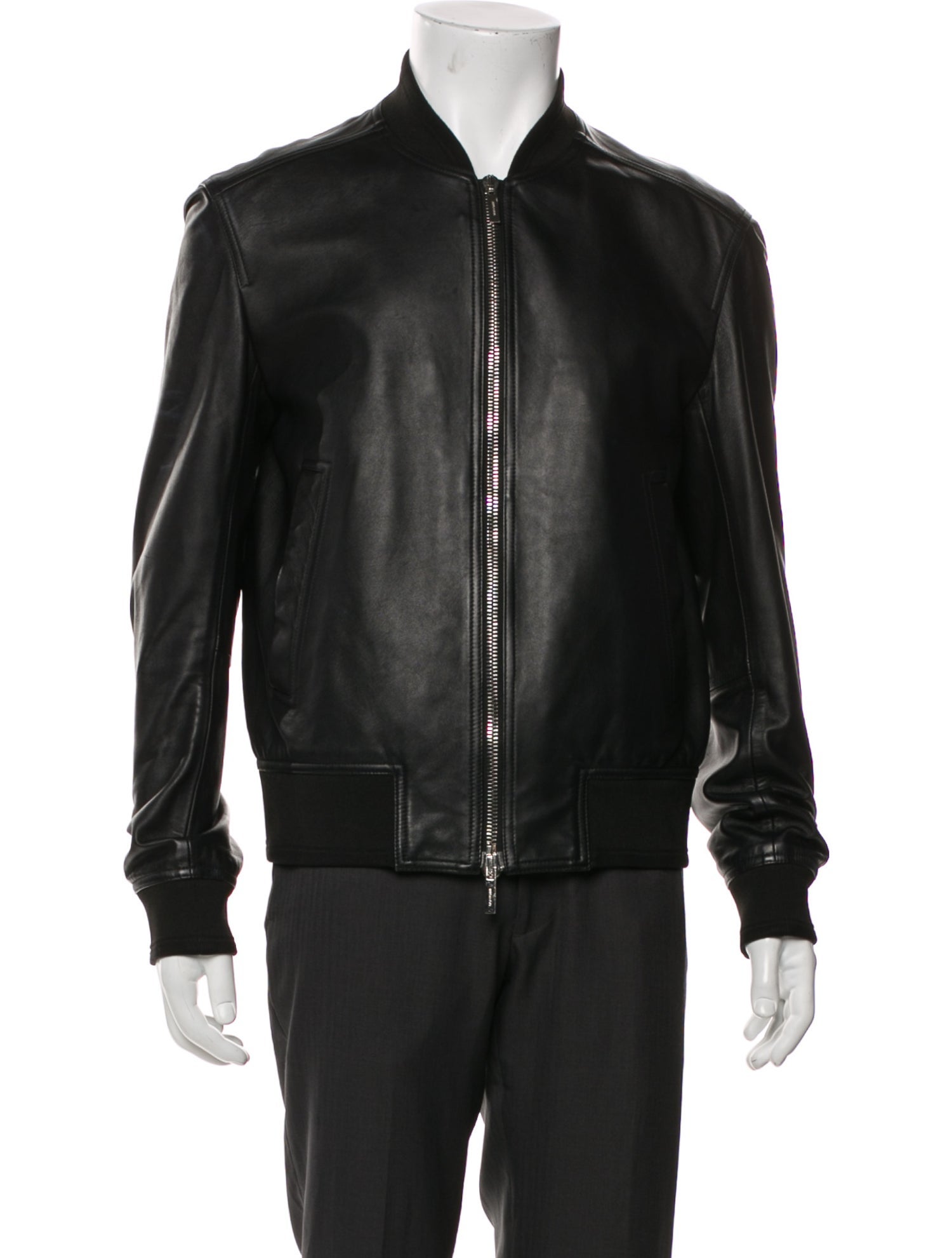 Dior Homme 2018 Lamb Leather Bomber Jacket