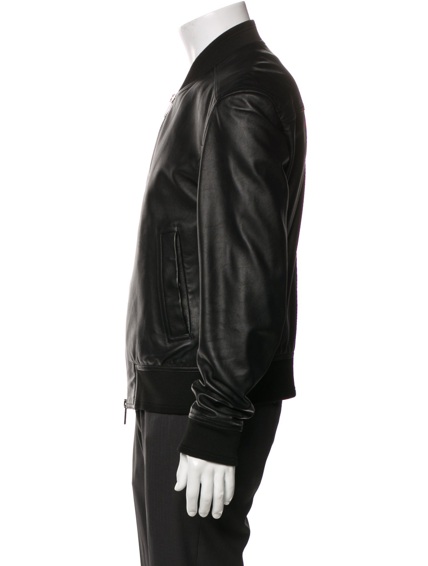 Dior Homme 2018 Lamb Leather Bomber Jacket